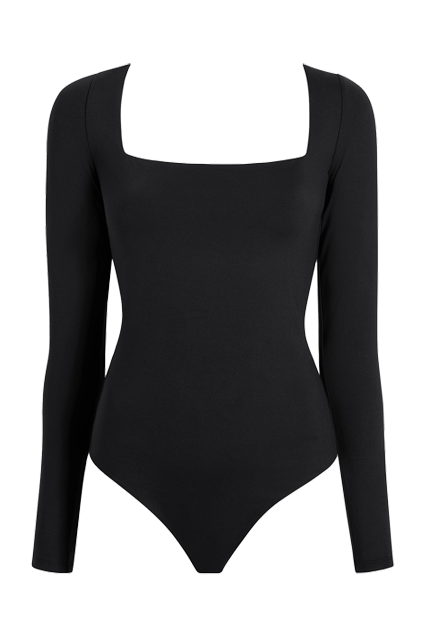 Long Sleeve Wide Square Neck Bodysuit