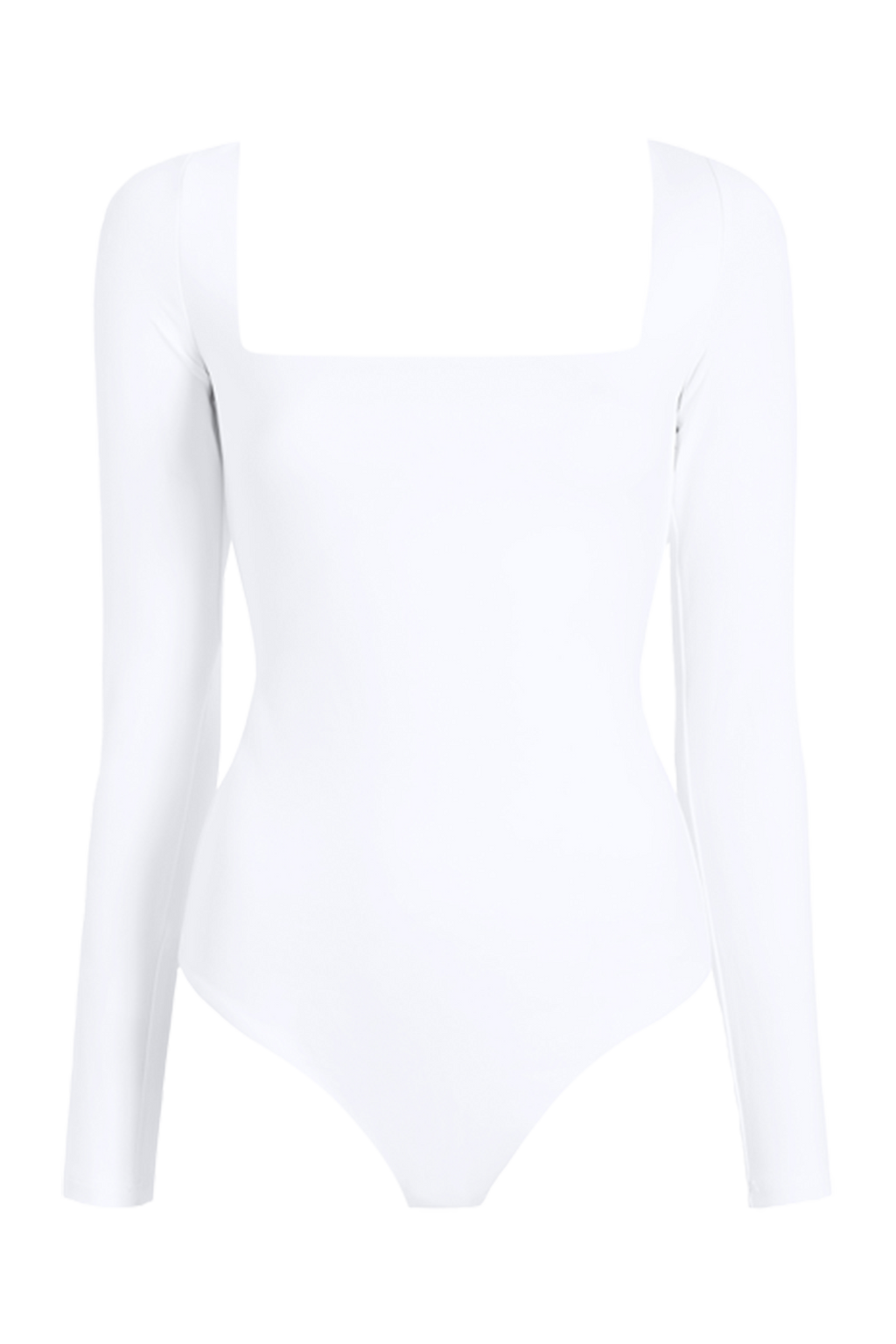 Long Sleeve Wide Square Neck Bodysuit