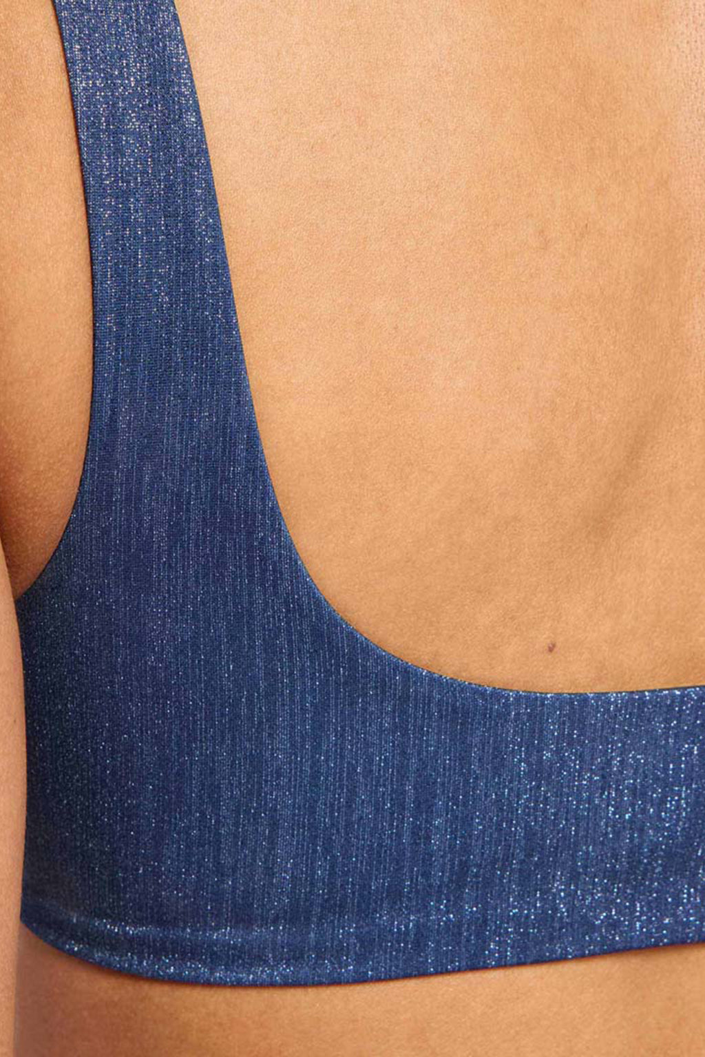 Shimmer Plunge Bikini Top