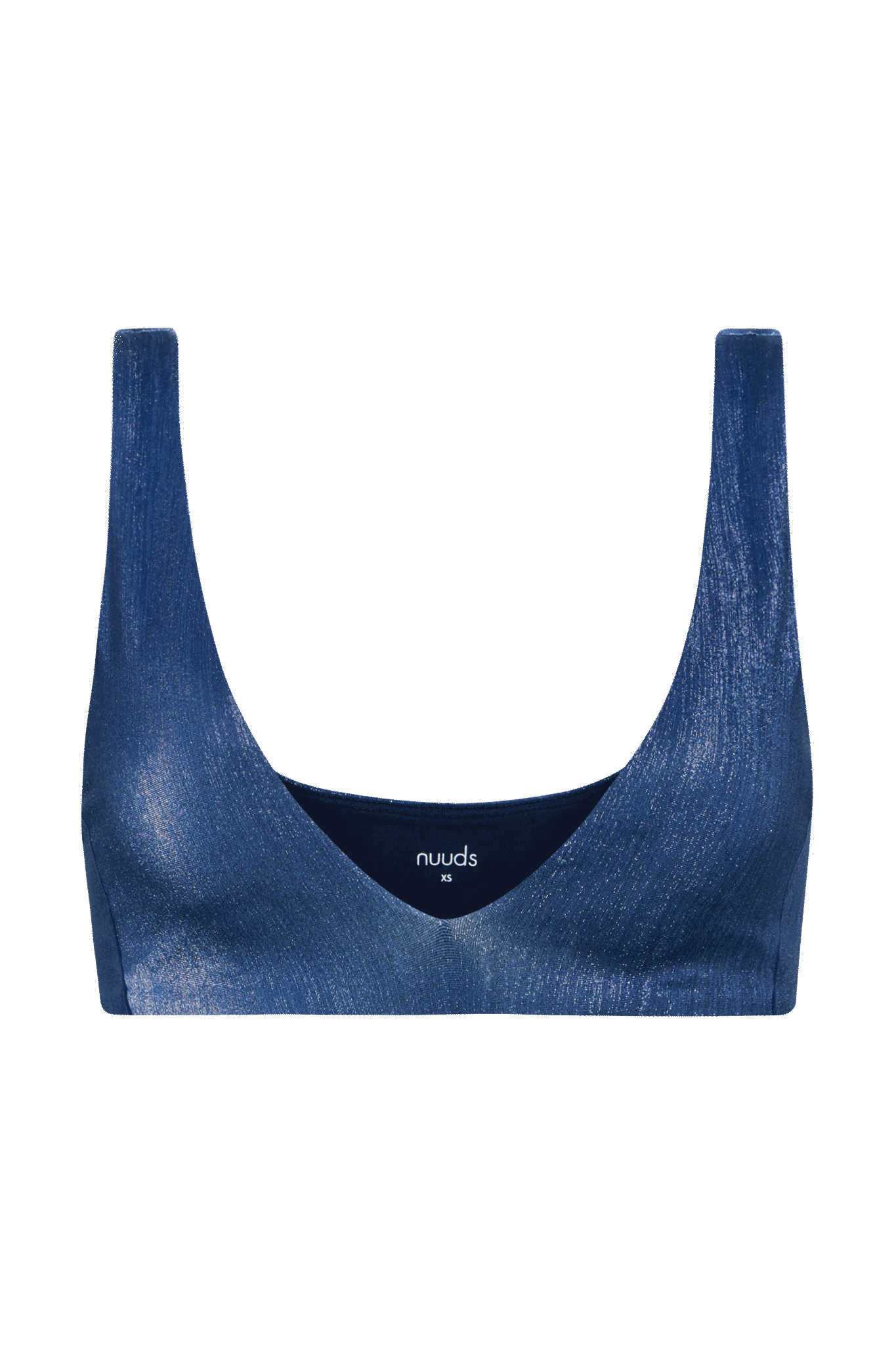 Shimmer Plunge Bikini Top