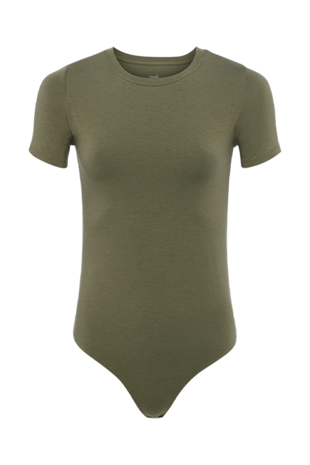 Cotton Stretch Short Sleeve Crewneck Bodysuit