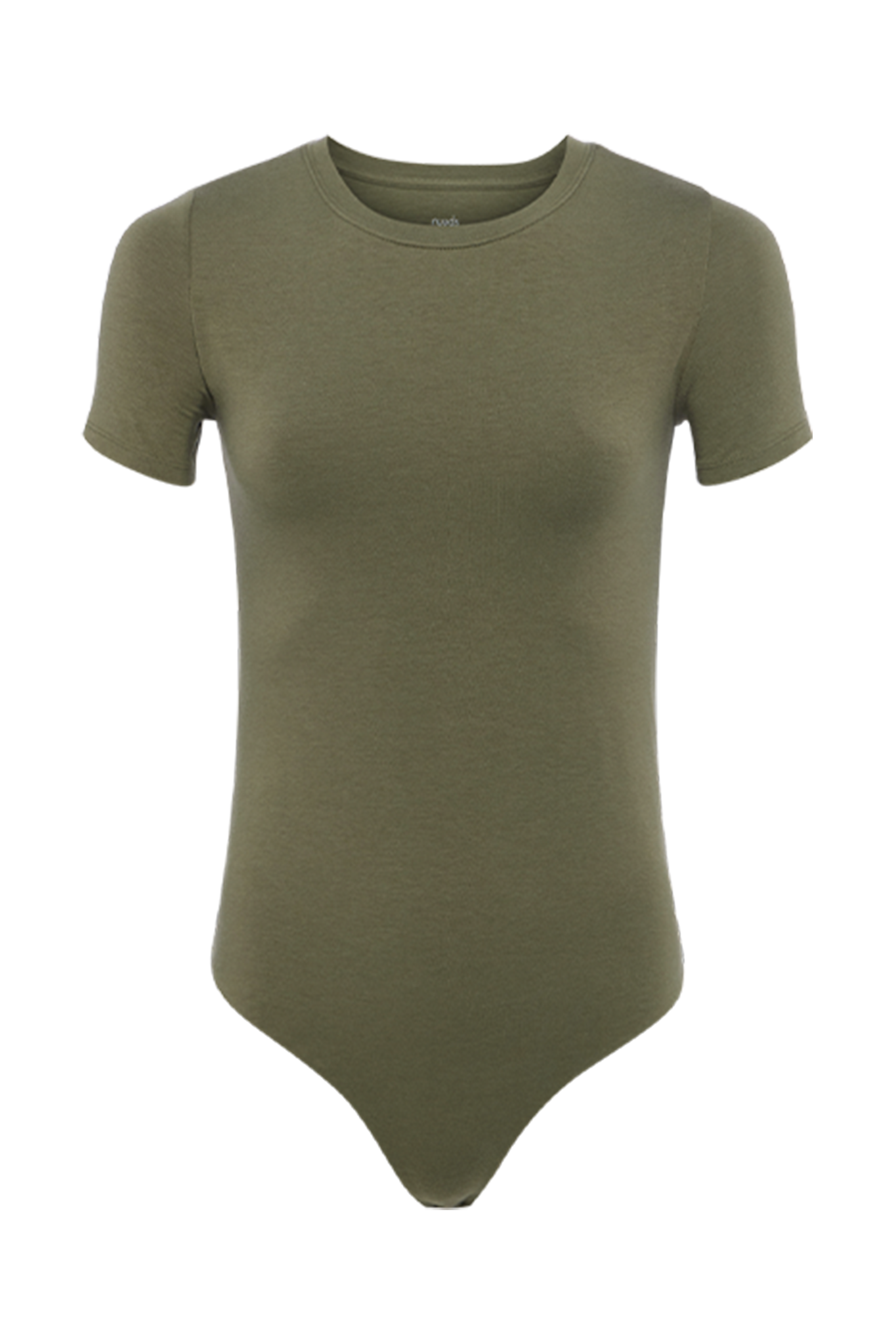 Cotton Stretch Short Sleeve Crewneck Bodysuit