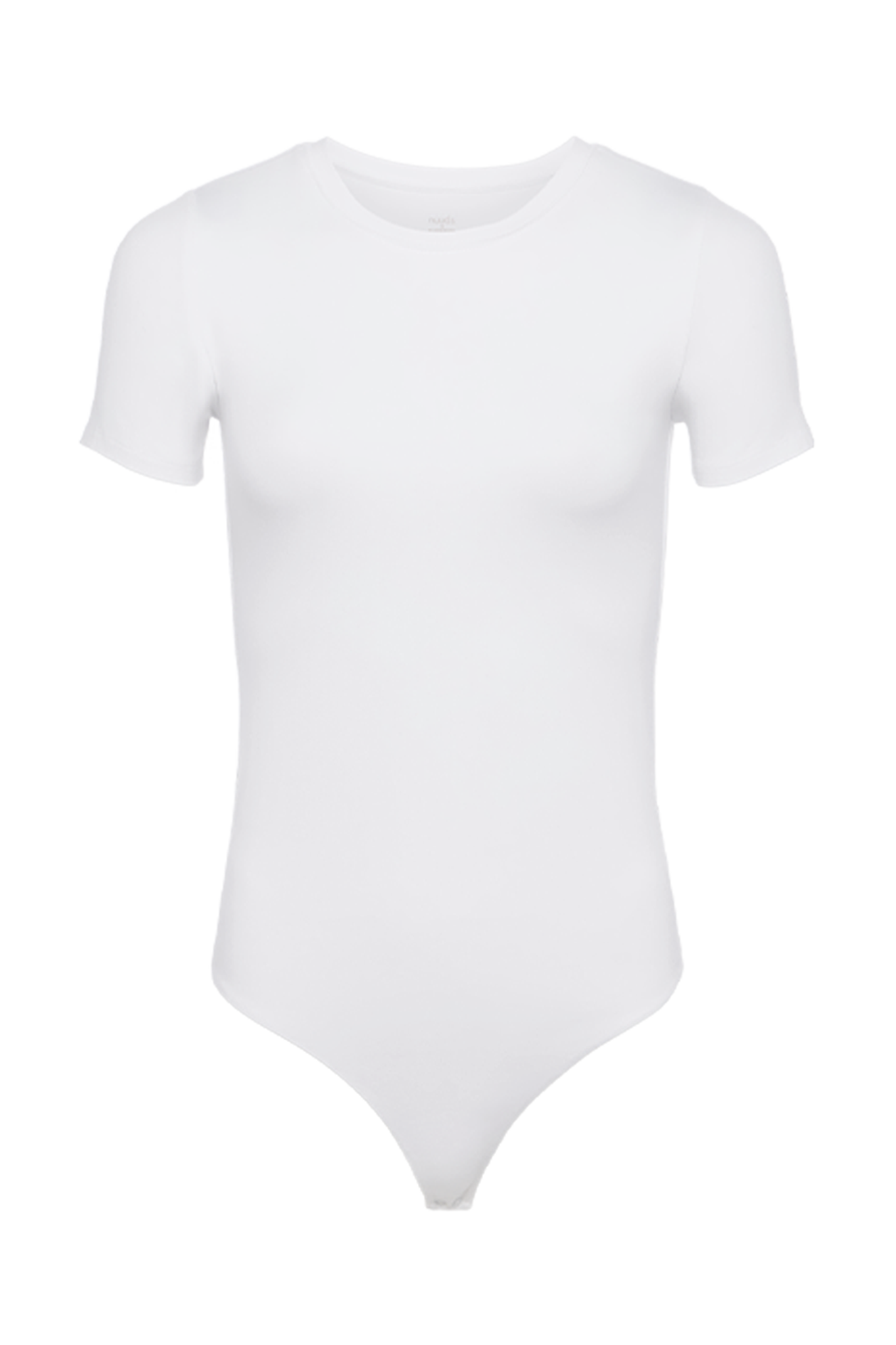 Cotton Stretch Short Sleeve Crewneck Bodysuit