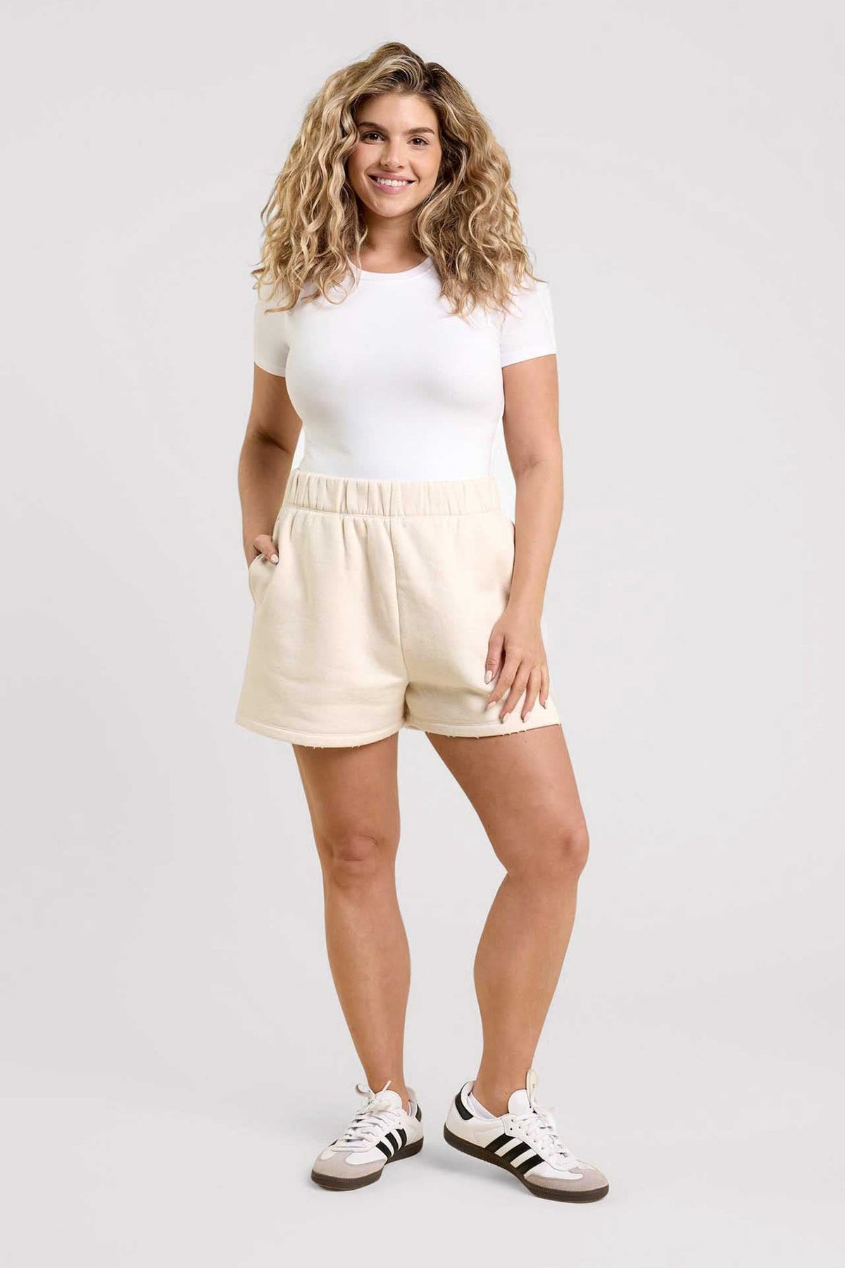 Color:White | nuuds short sleeve bodysuit, women’s bodysuit, bodysuit women, everyday fitted top