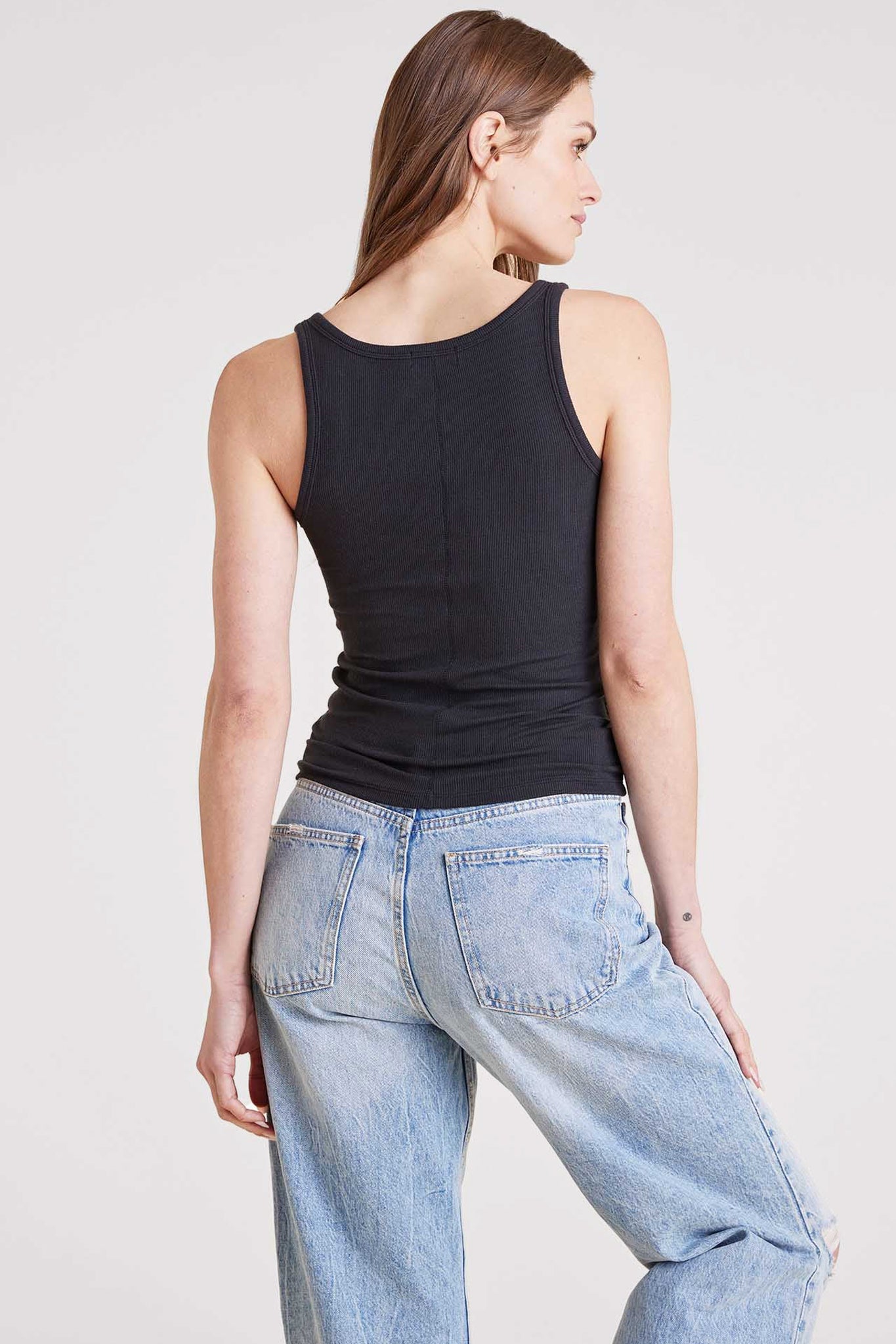 トップス Nknit rib mini tank top NKNIT rib mini tank top(navy、yellow) NKNIT rib mini tank