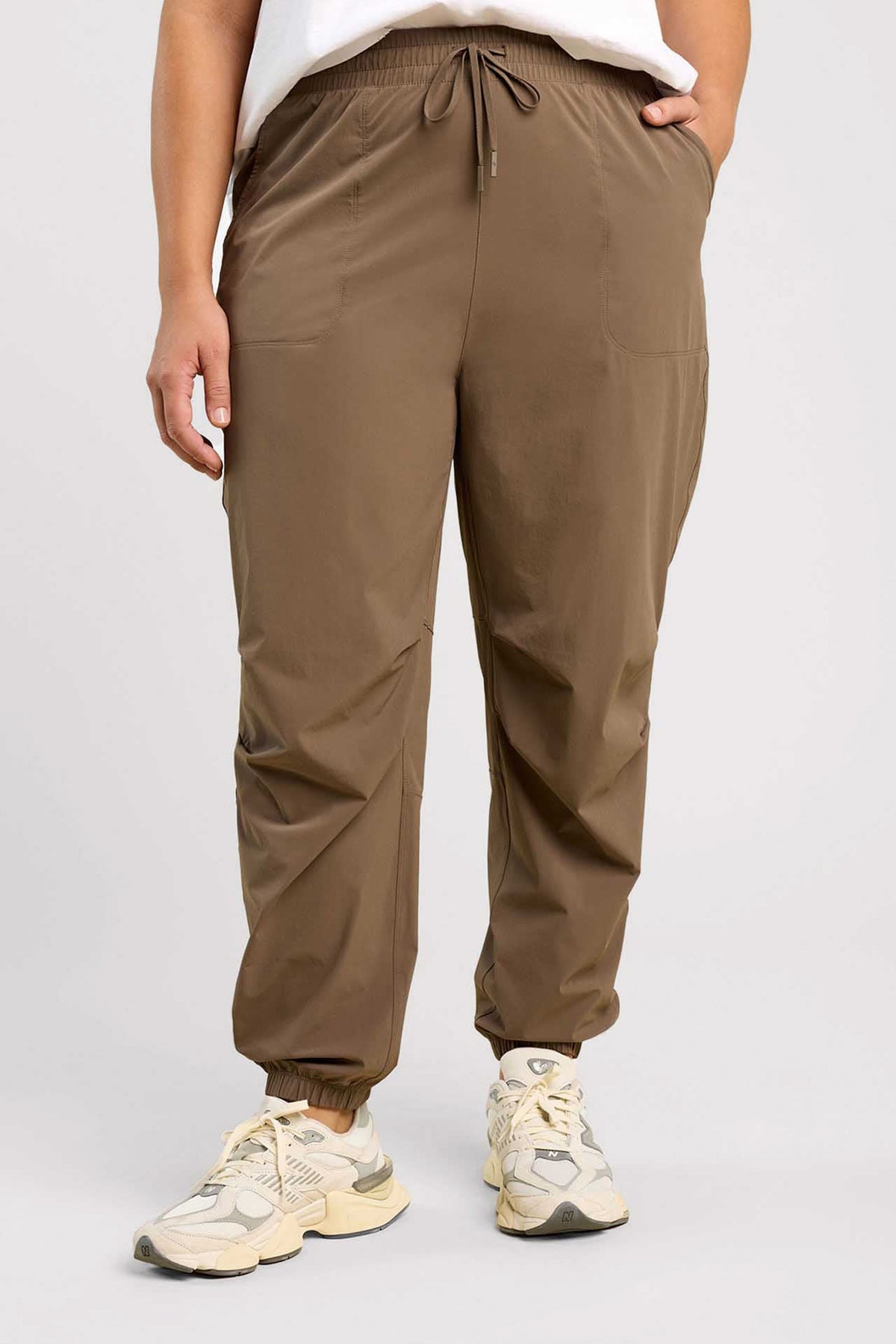 Color:Mocha | nuuds refine jogger jogging pants casual pants for women comfort women pants athleisure joggers