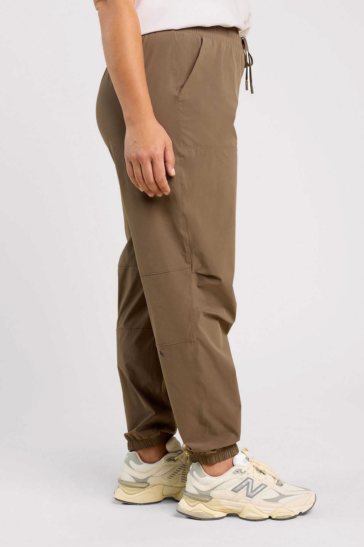 Color:Mocha | nuuds refine jogger jogging pants casual pants for women comfort women pants athleisure joggers