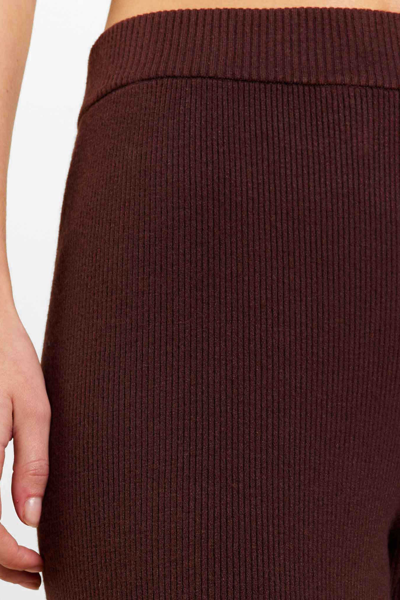 Ribbed Sweater Wide Leg Pant