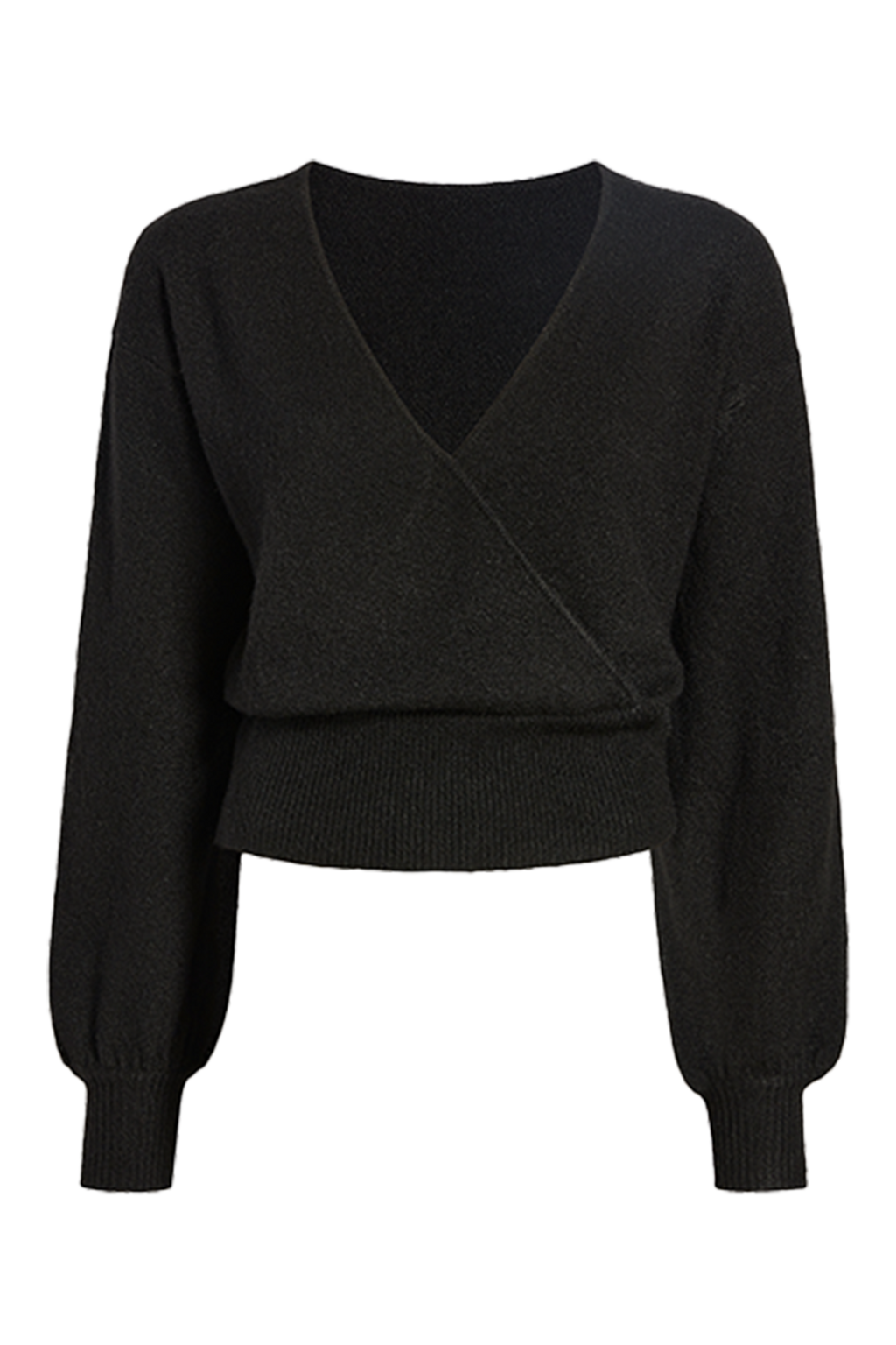 Cozy Knit Wrap Sweater