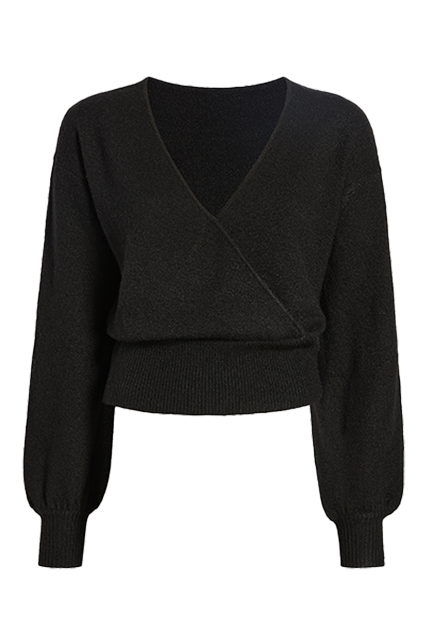Cozy Knit Wrap Sweater