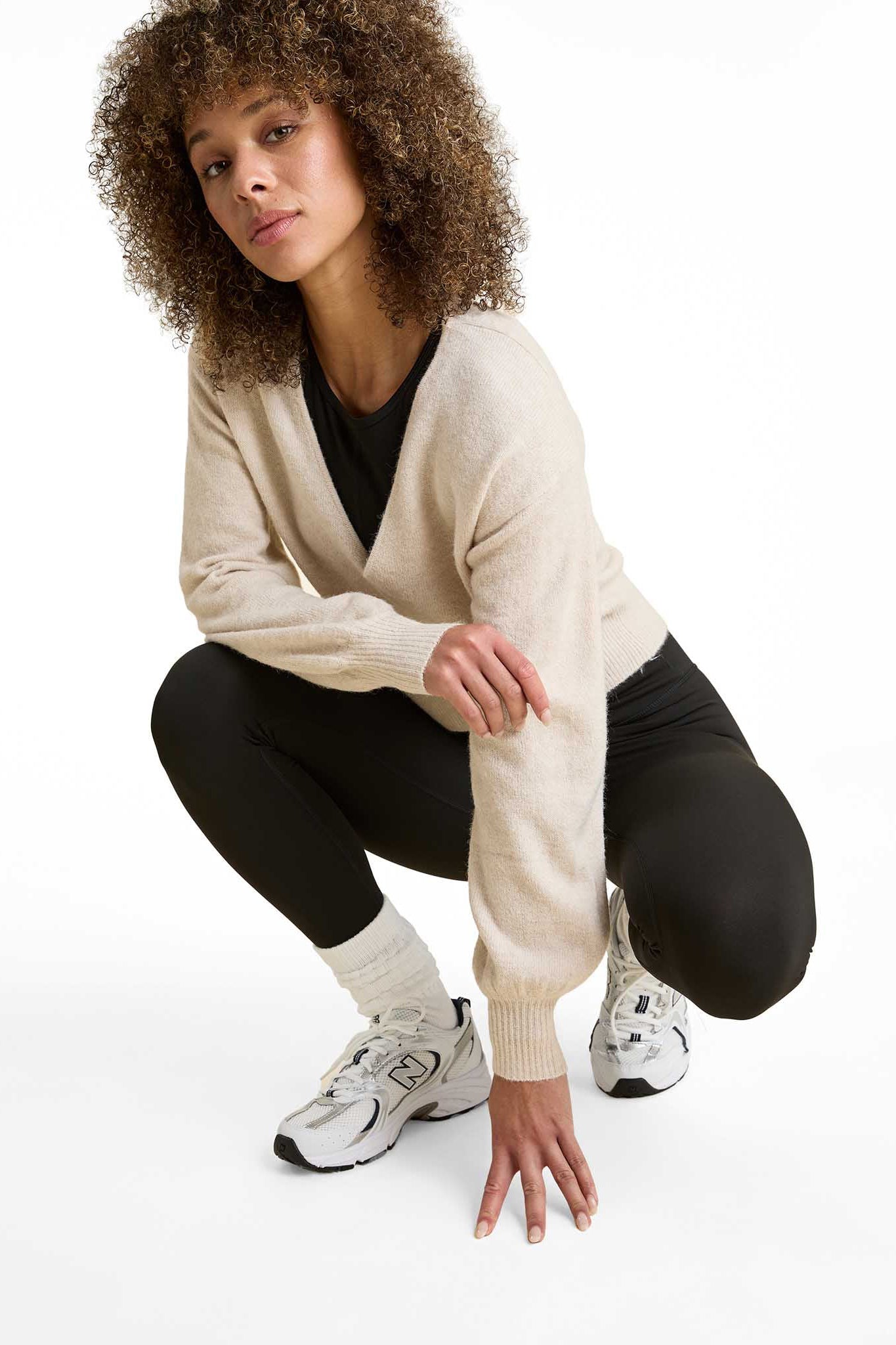 Cozy Knit Wrap Sweater