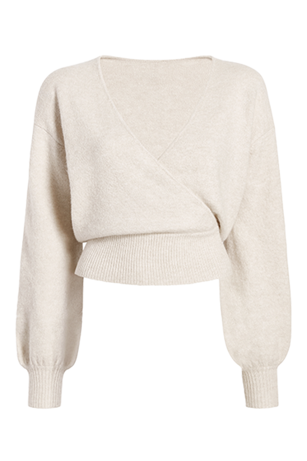 Cozy Knit Wrap Sweater