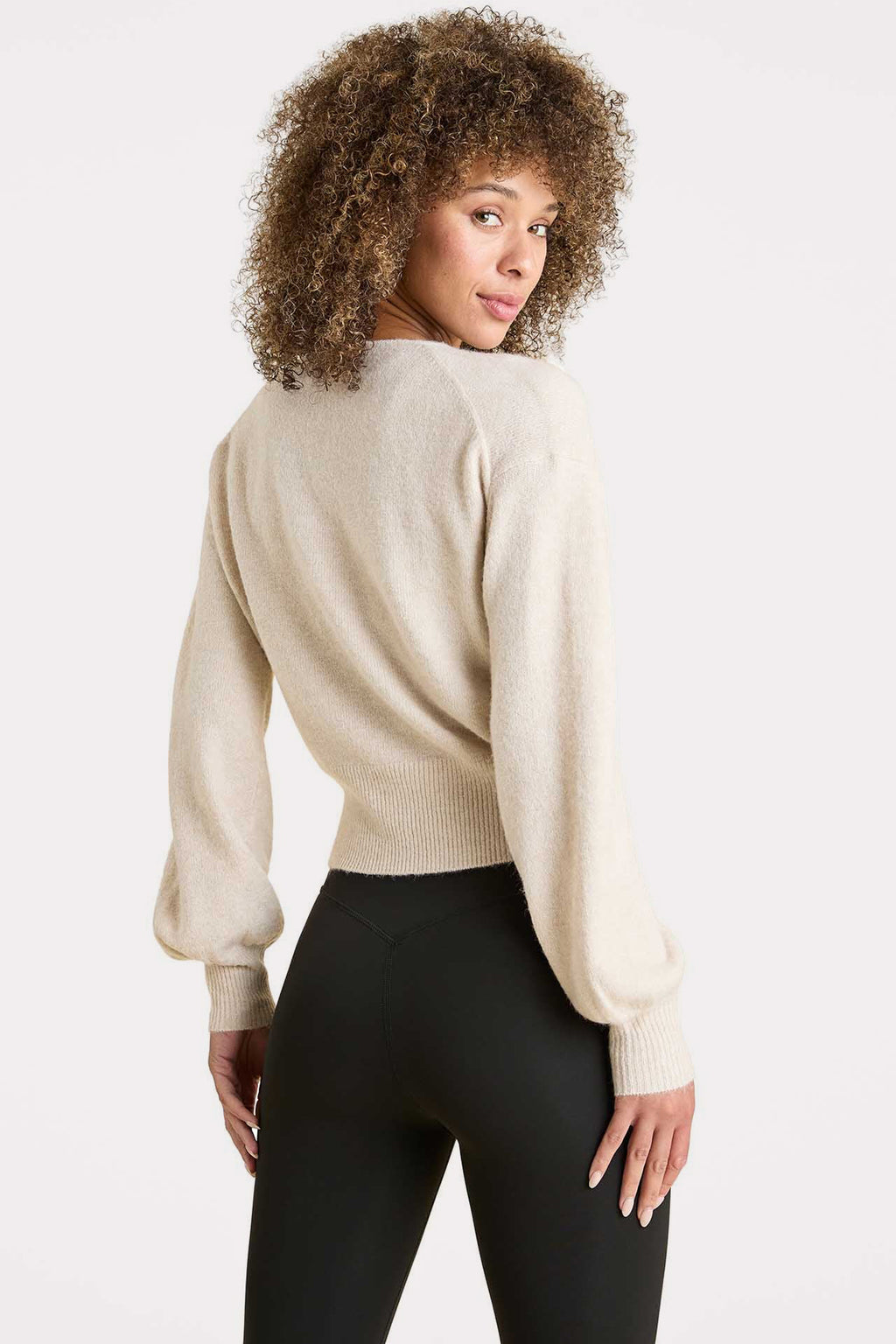 Cozy Knit Wrap Sweater