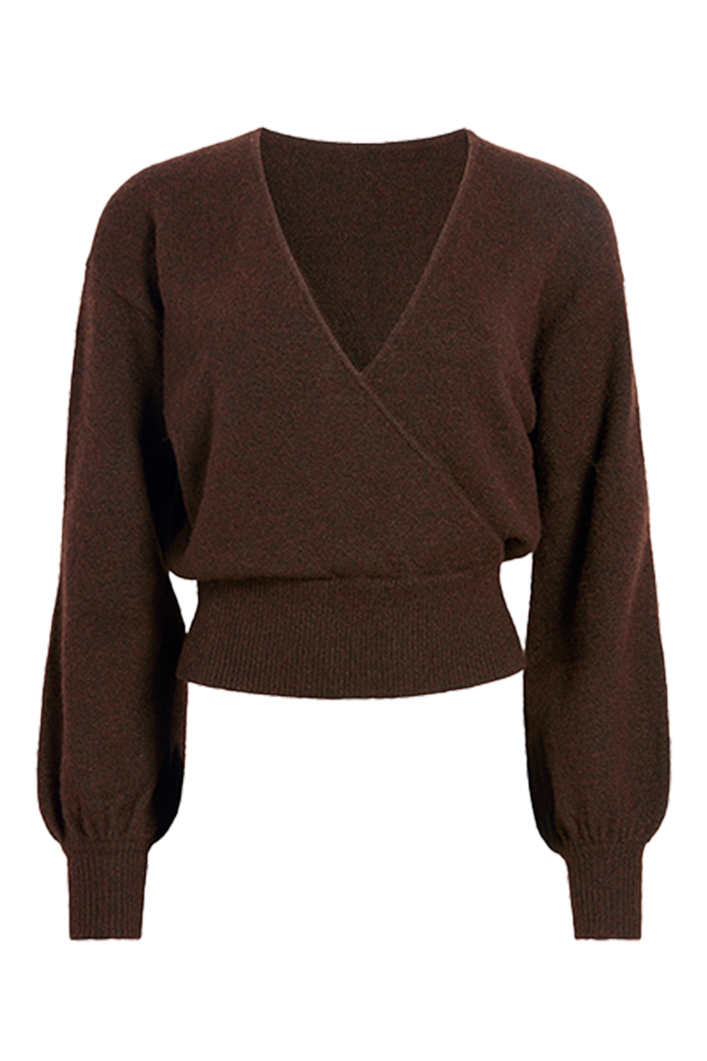 Cozy Knit Wrap Sweater