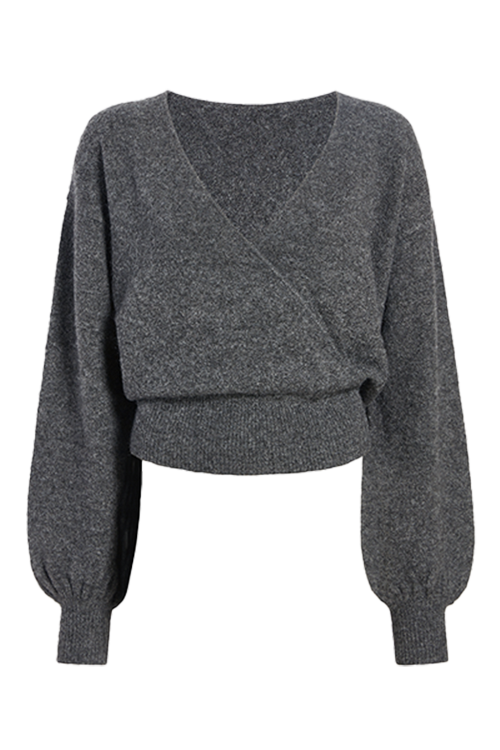 Cozy Knit Wrap Sweater