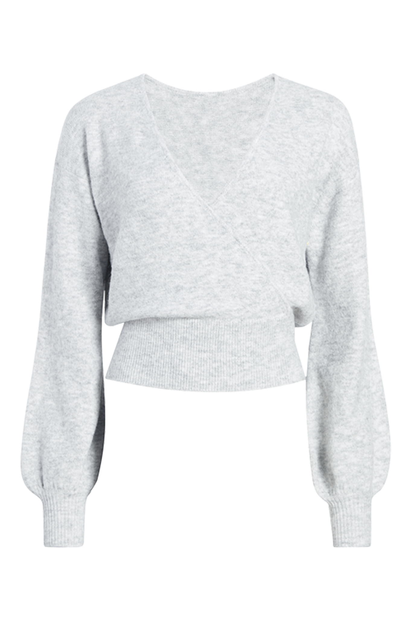 Cozy Knit Wrap Sweater