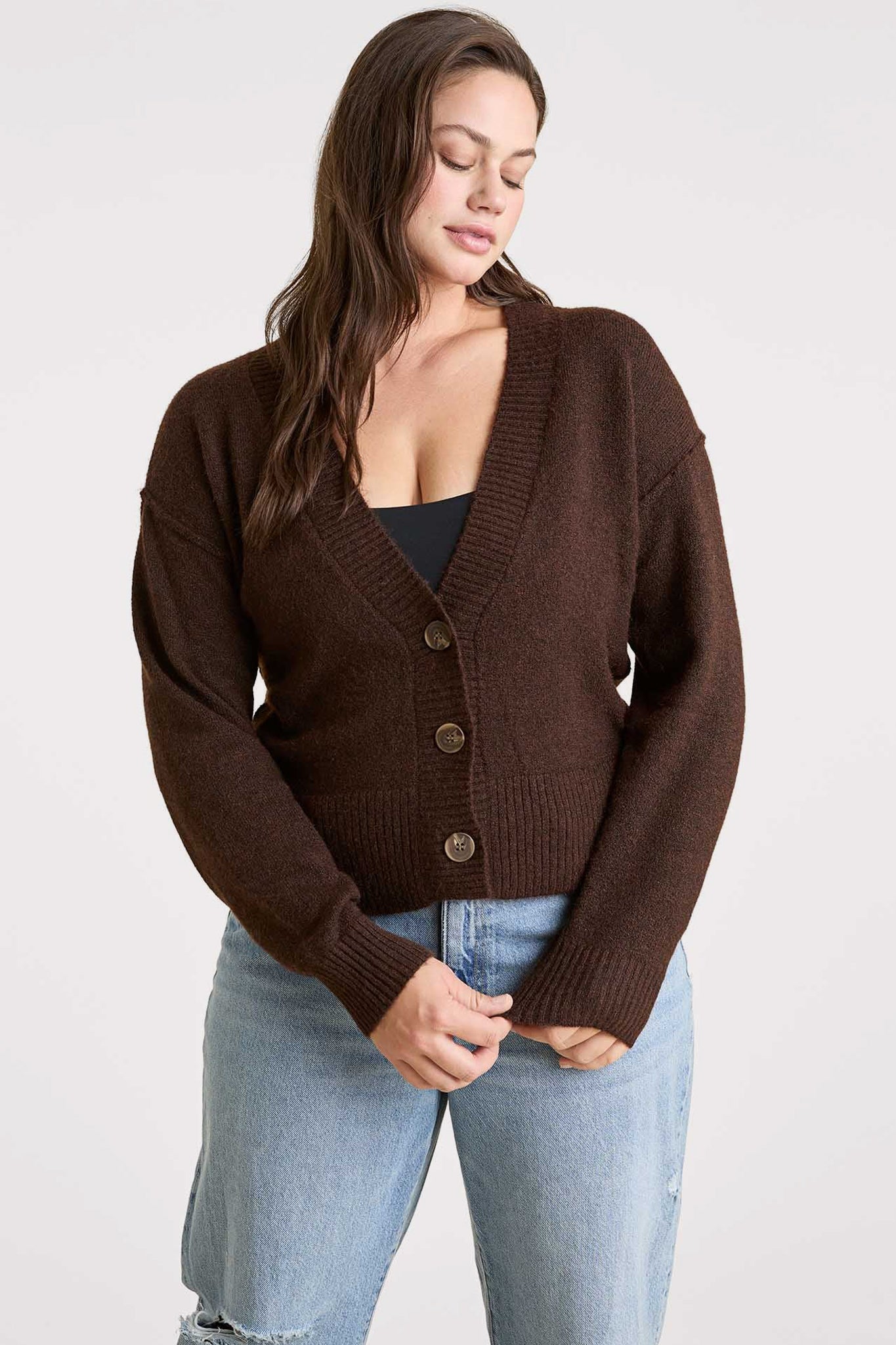 Cozy Knit Cardigan | Women's Lightweight Cardigan Sweater by nuuds