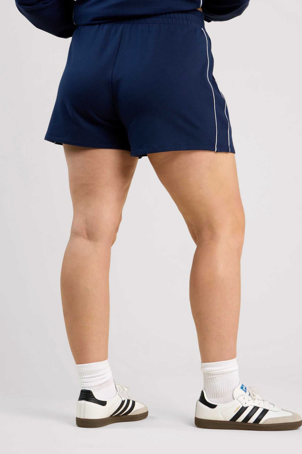 Color:Navy | nuuds cloudtech short sweatshorts women shorts for women high waist shorts bottoms for women
