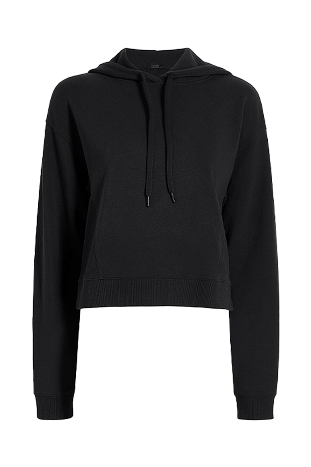 Color:Black | nuuds cloudtech hoodie – cozy oversized hoodie for women long sleeve top soft lounge essential