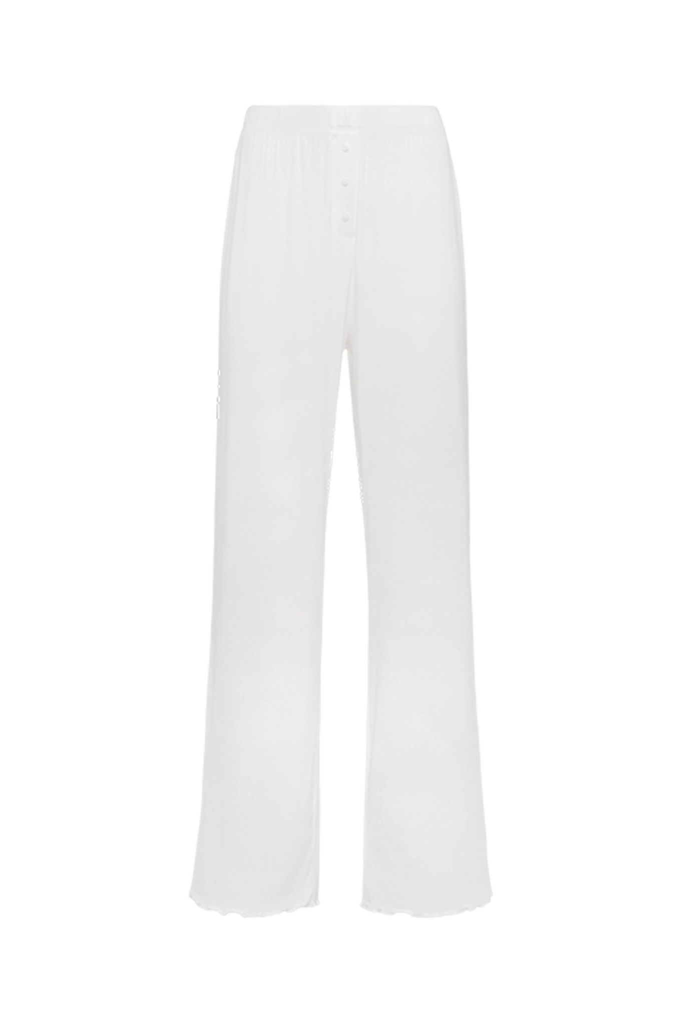 Mini Rib Wide Leg Pant