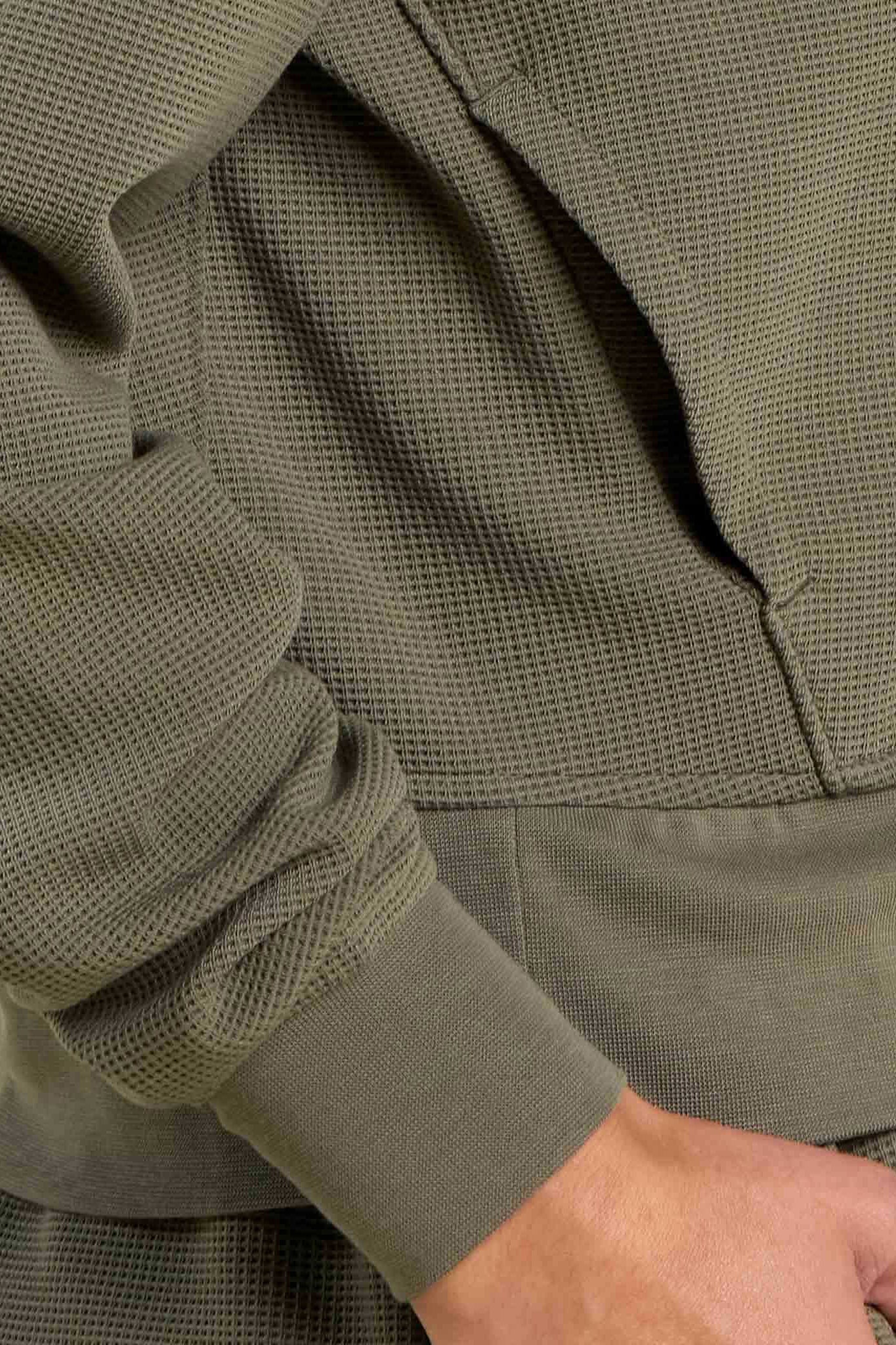 Performance Waffle Zip Up Hoodie
