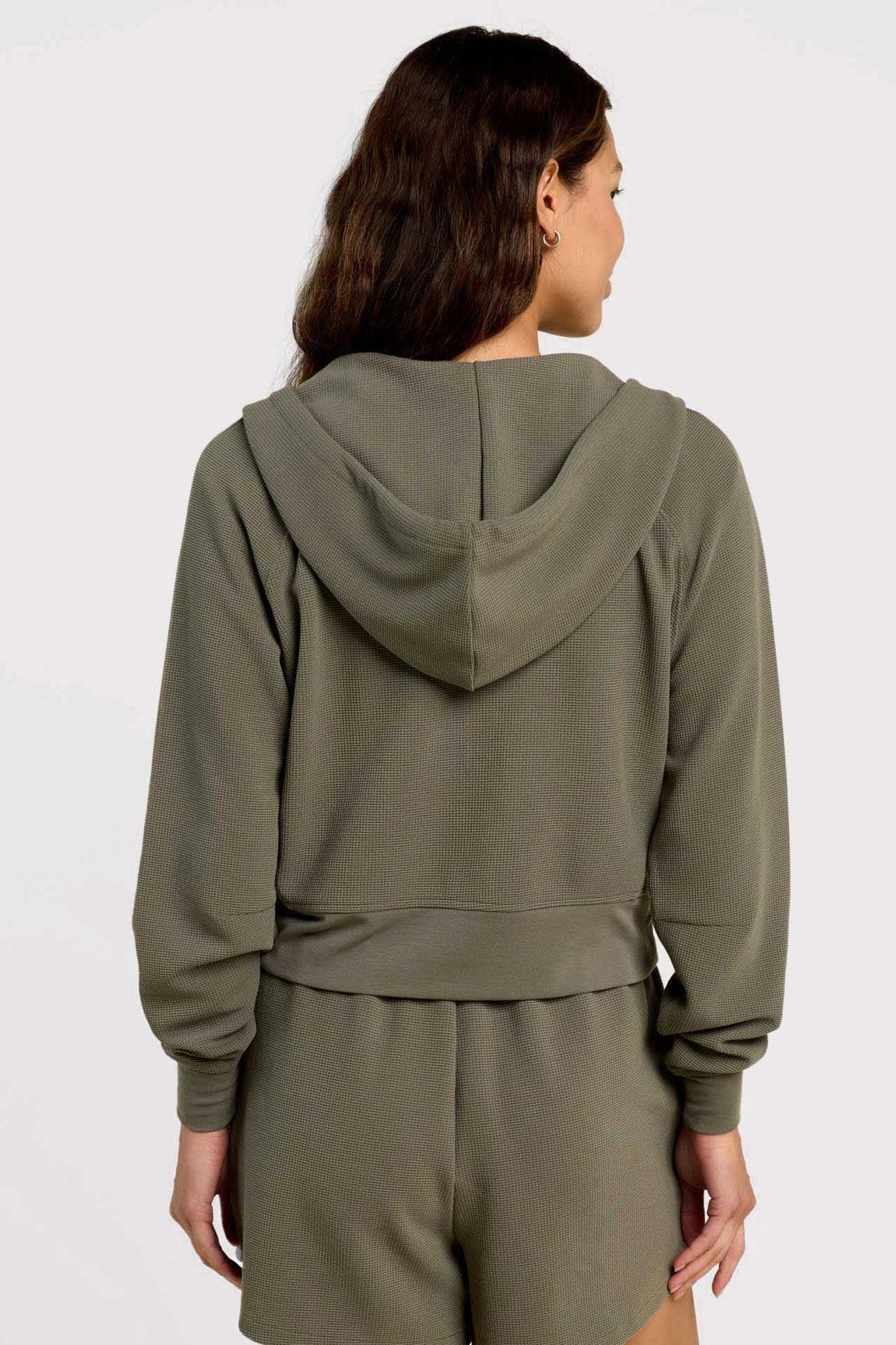 Performance Waffle Zip Up Hoodie