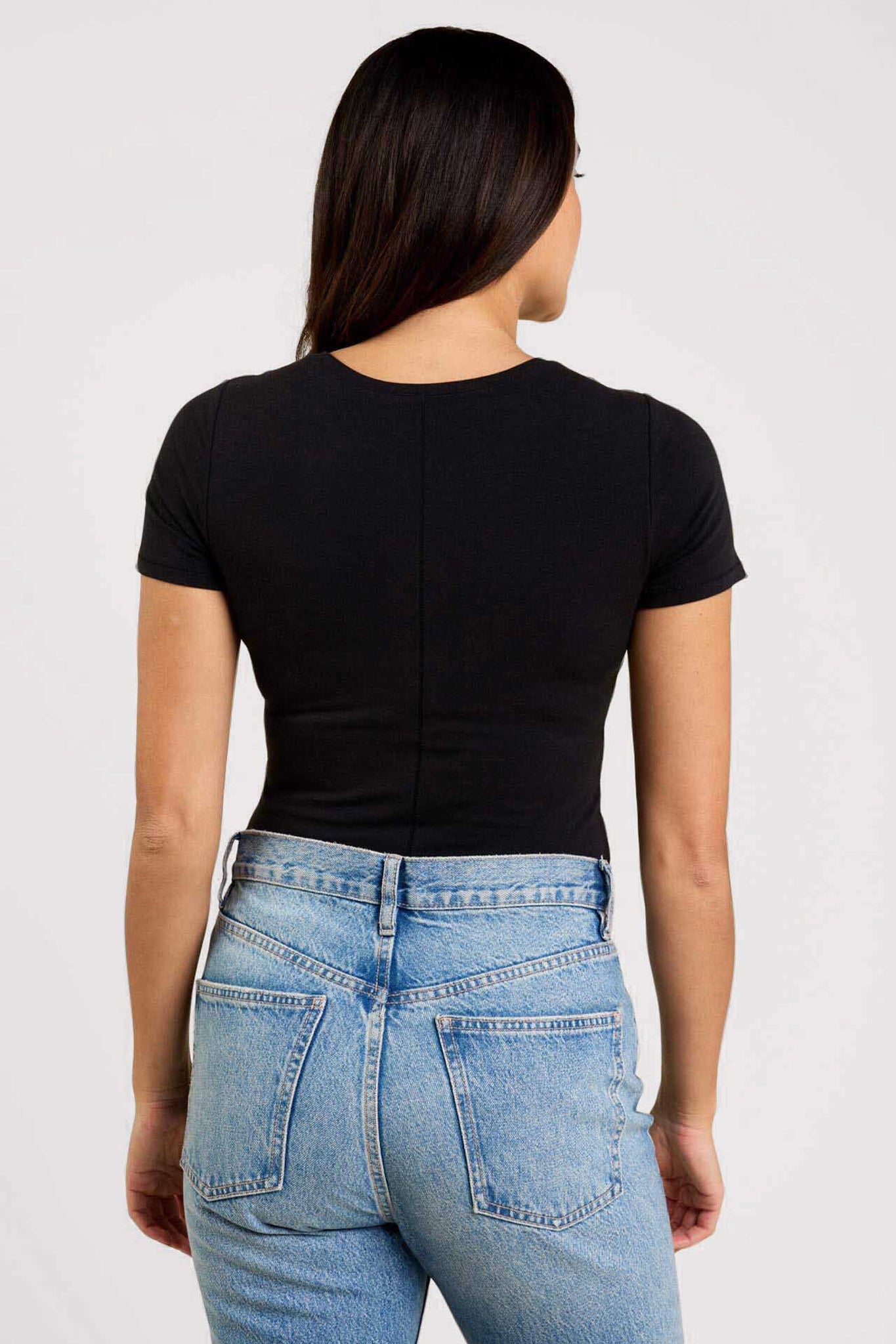 Cotton Stretch Classic Crewneck Tee