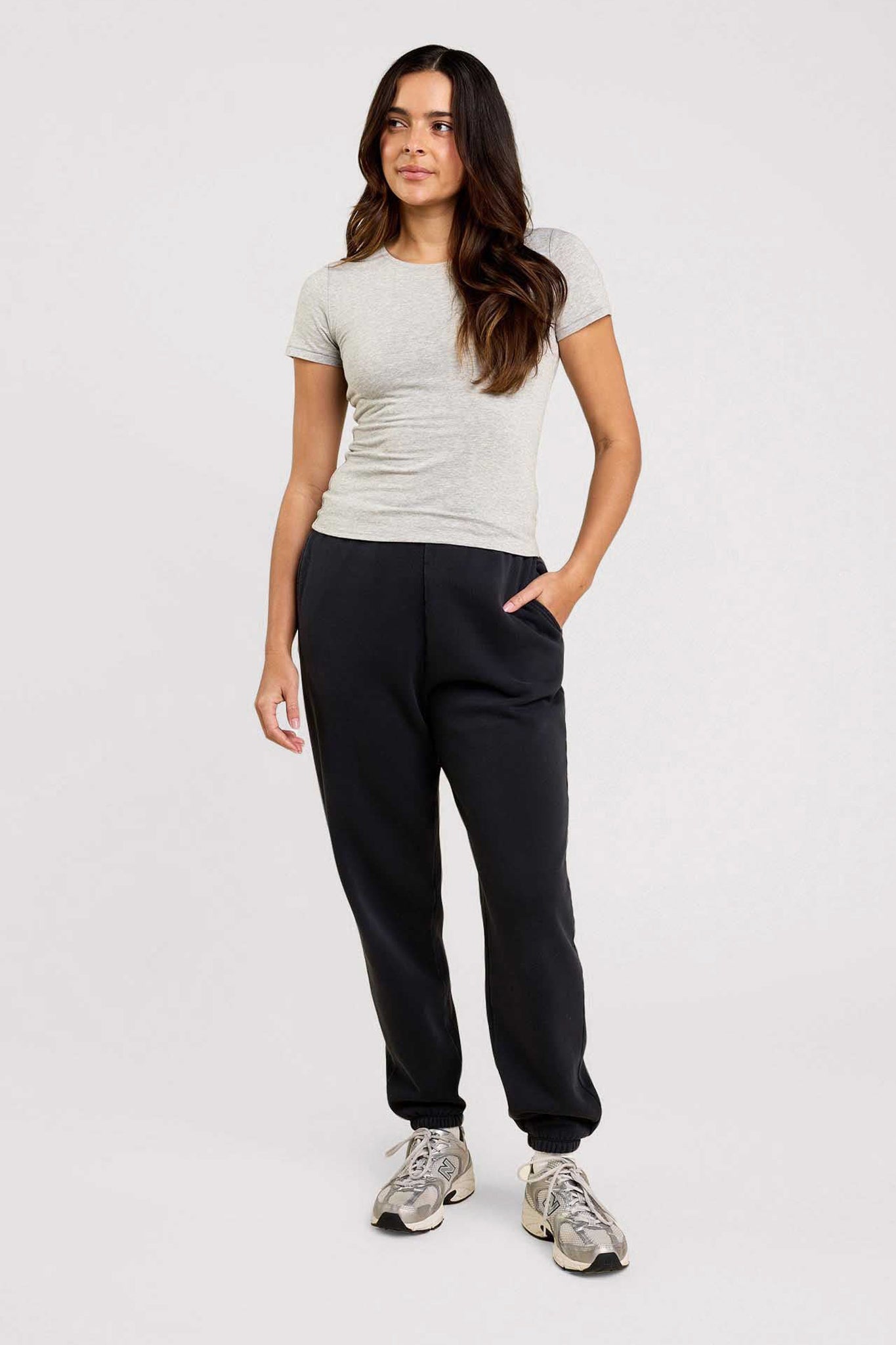 Cotton Stretch Classic Crewneck Tee