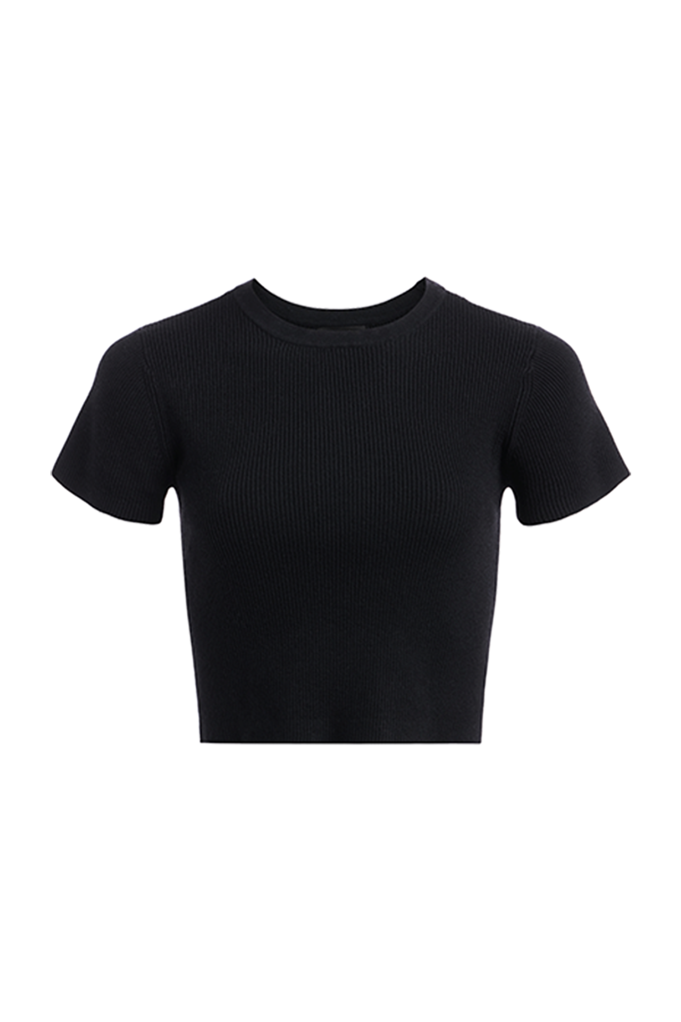 Ribbed Sweater Baby Tee