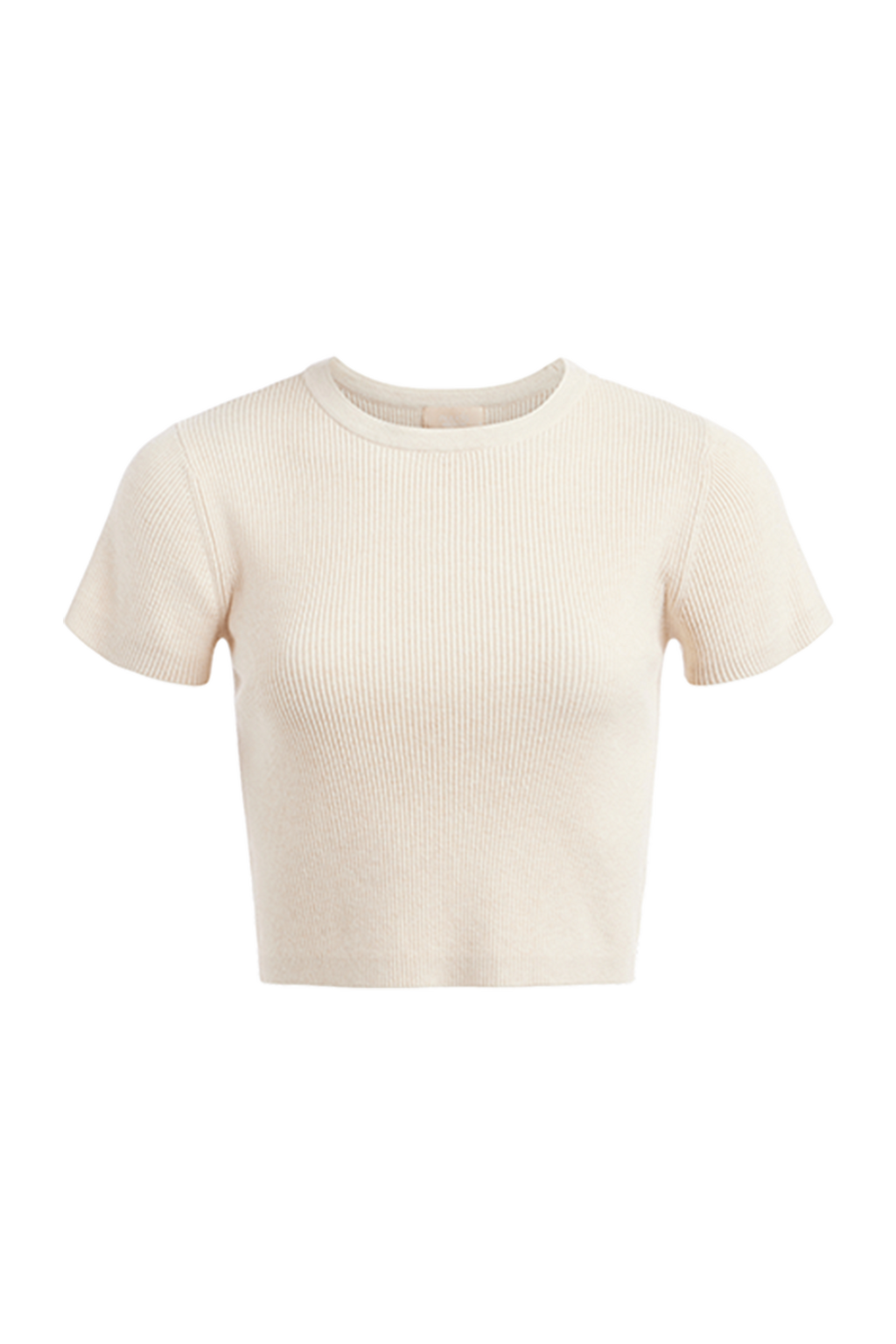 Ribbed Sweater Baby Tee