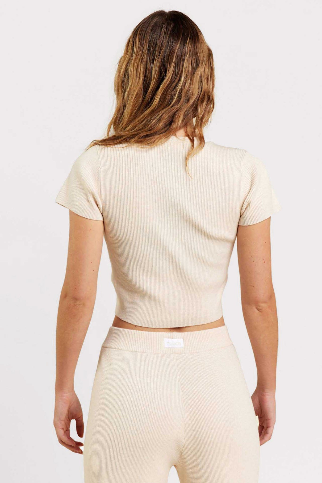 Ribbed Sweater Baby Tee