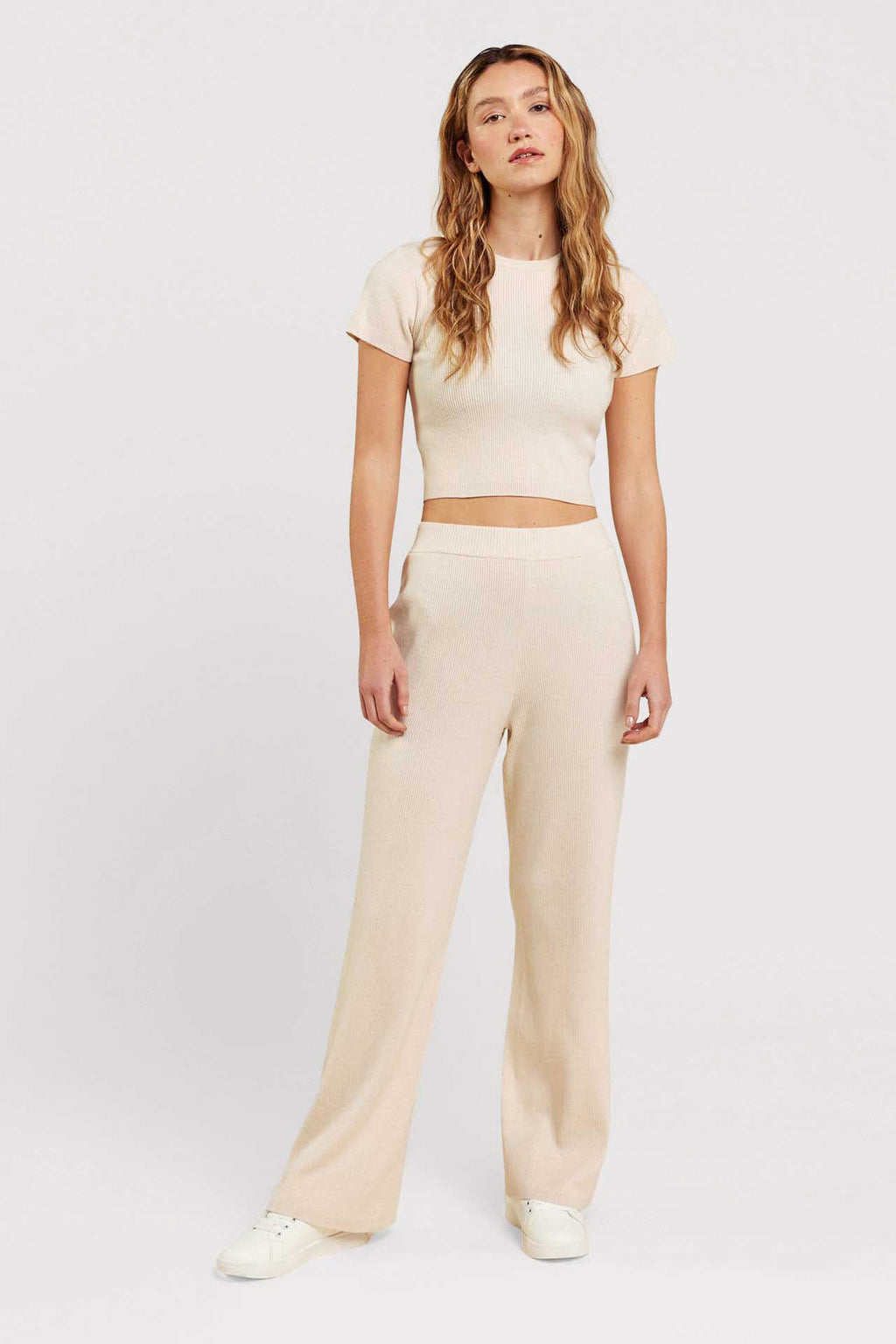 Ribbed Sweater Baby Tee