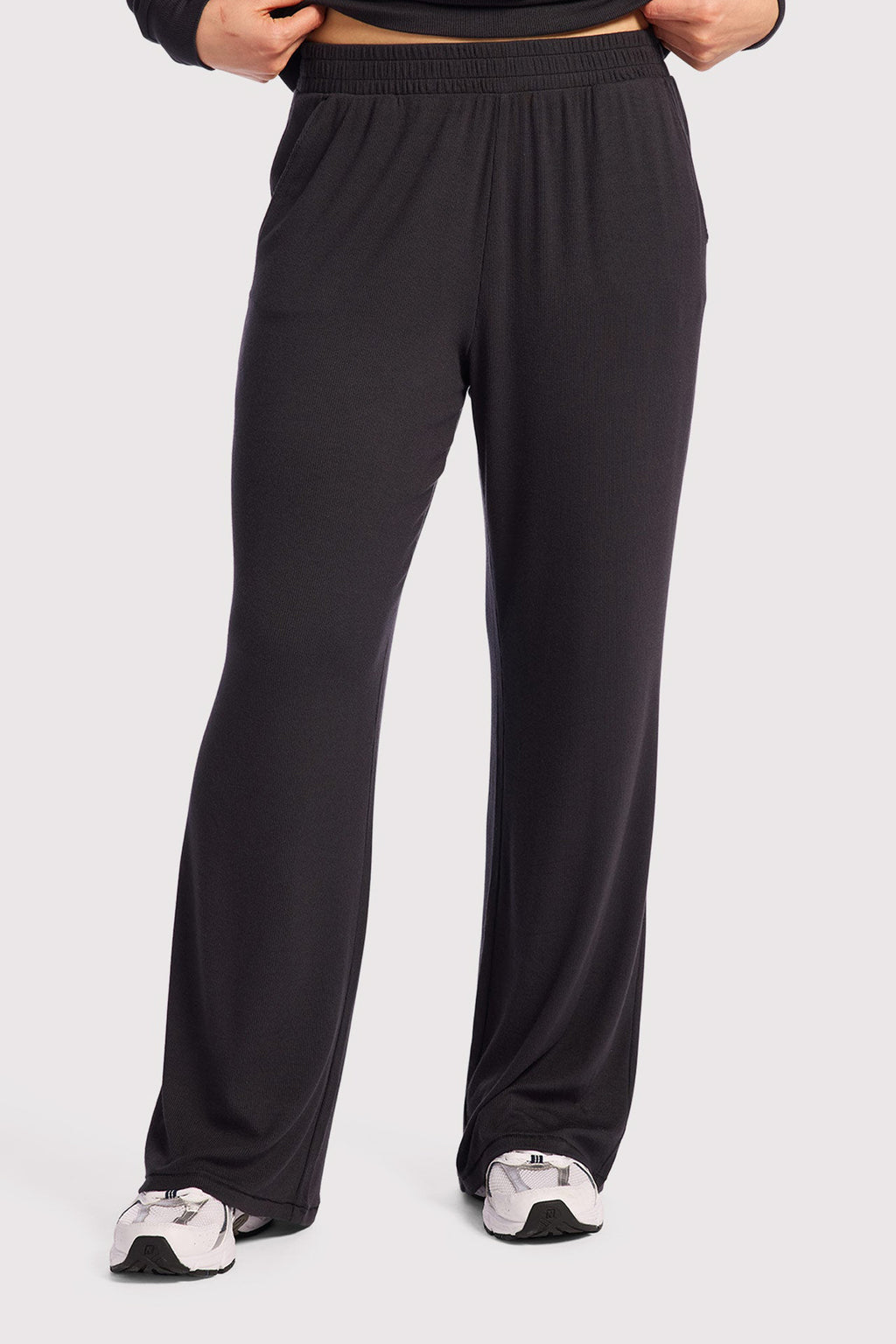 Slinky Rib Wide Leg Pant