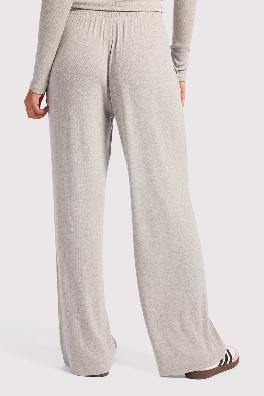 Slinky Rib Wide Leg Pant