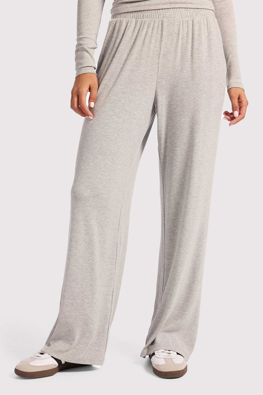 Slinky Rib Wide Leg Pant