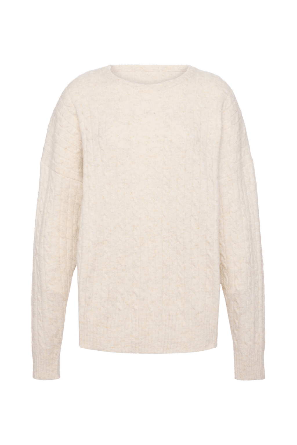 Cozy Knit Cable Crewneck Sweater