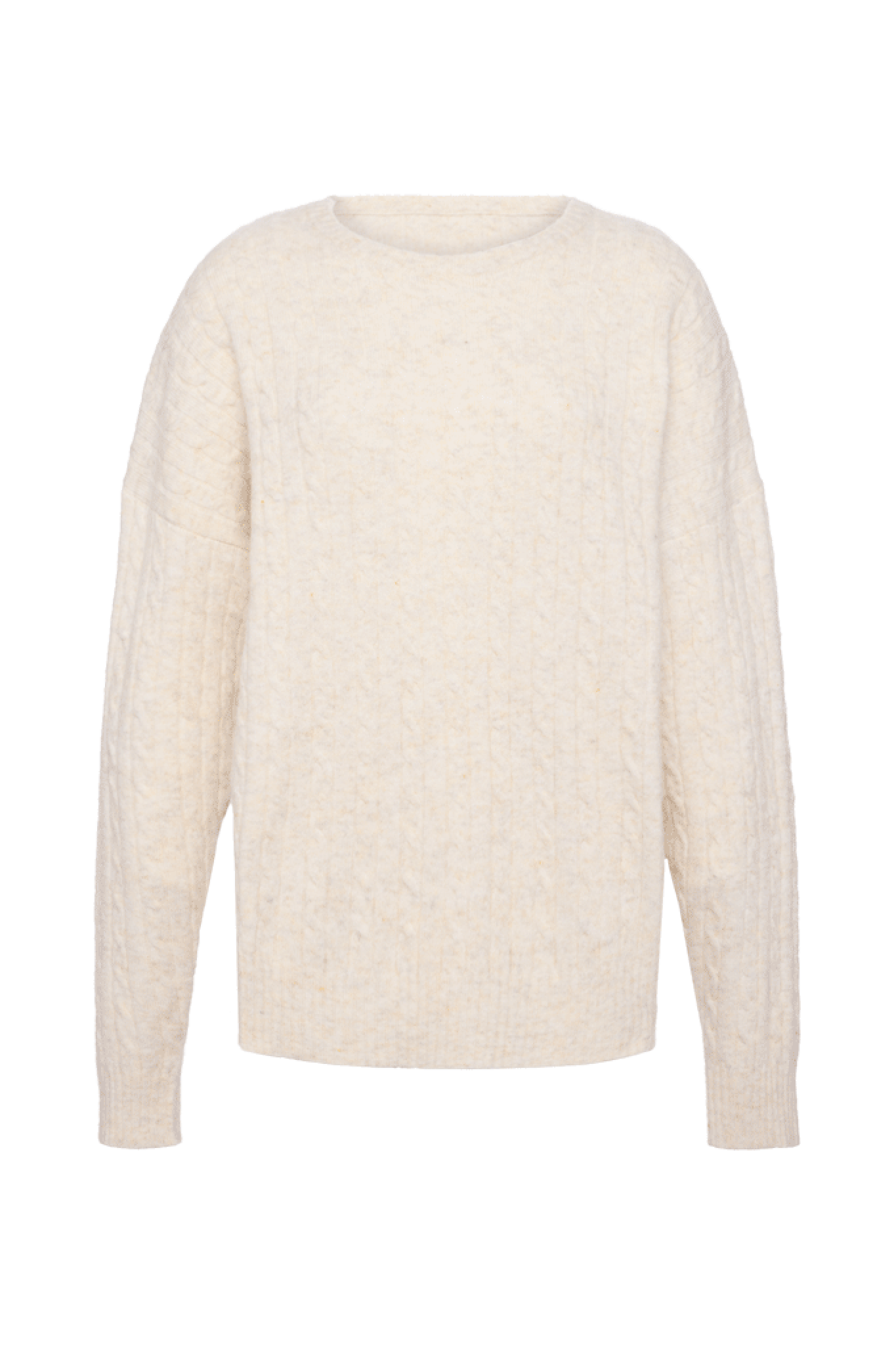 Cozy Knit Cable Crewneck Sweater