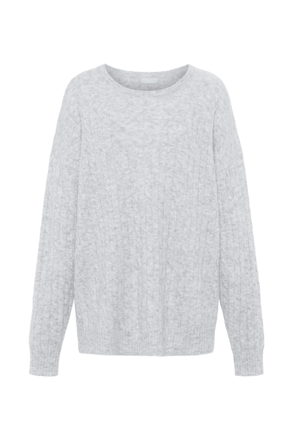 Cozy Knit Cable Crewneck Sweater