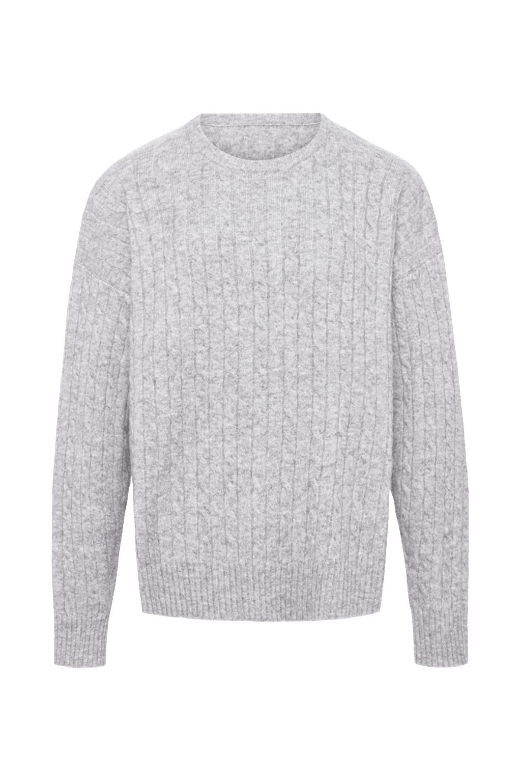 Cozy Knit Cable Crewneck Sweater
