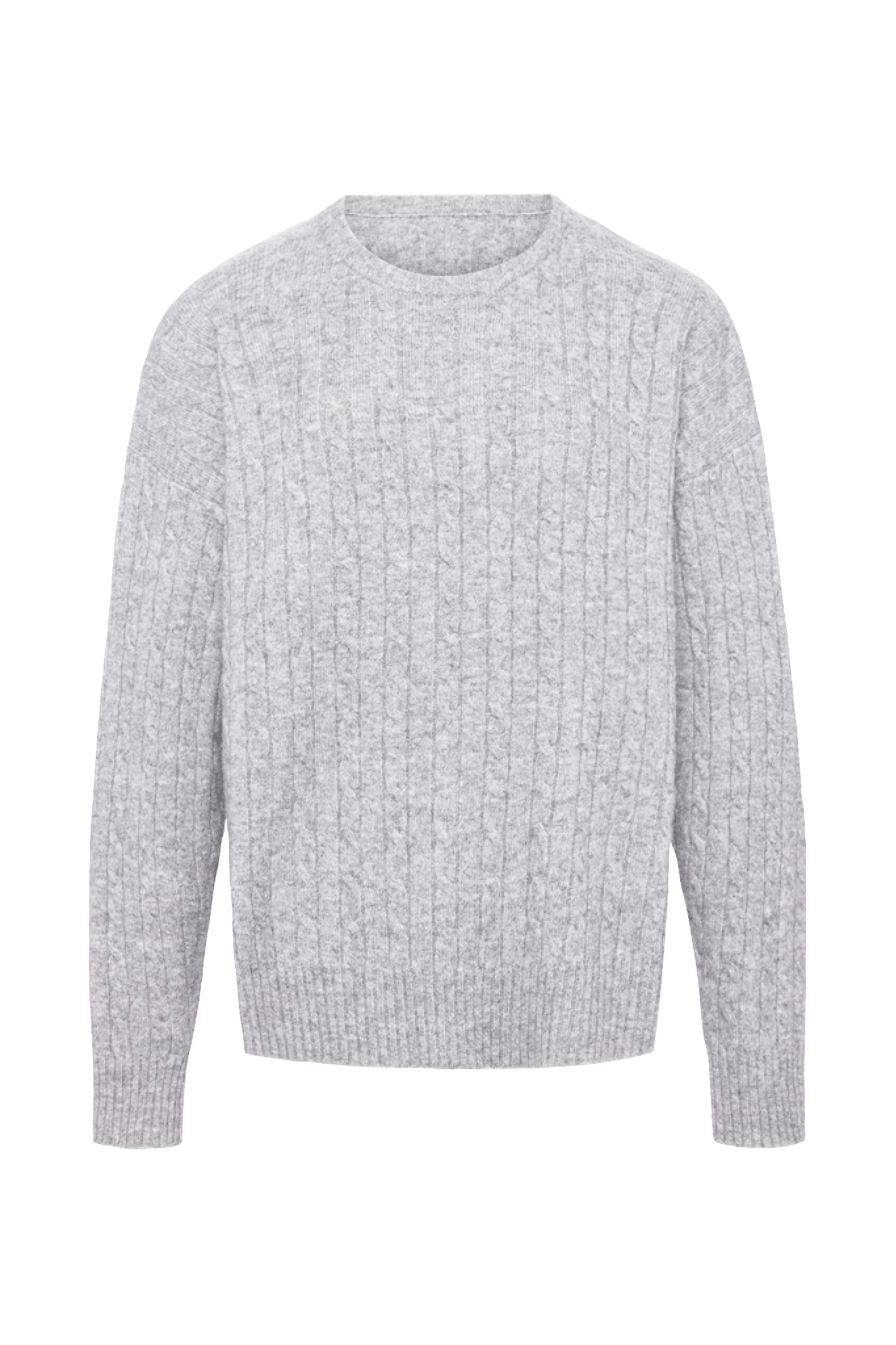 Cozy Knit Cable Crewneck Sweater
