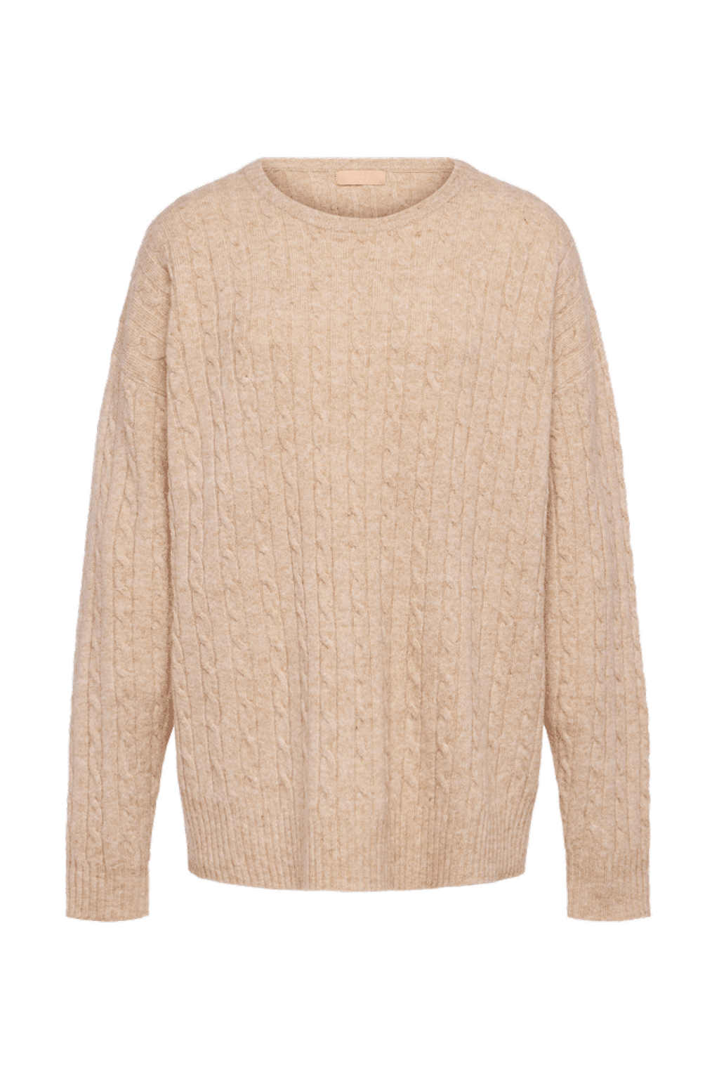 Cozy Knit Cable Crewneck Sweater