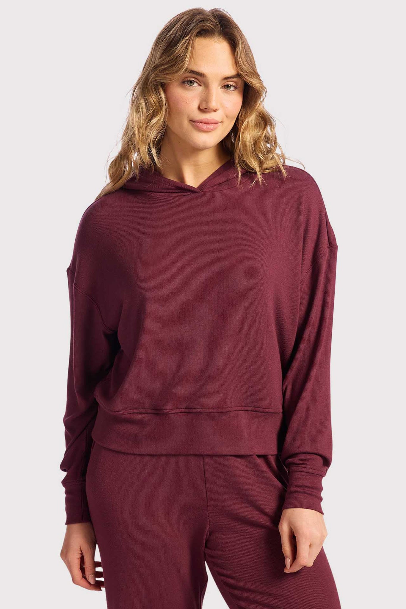 Slinky Rib Hoodie