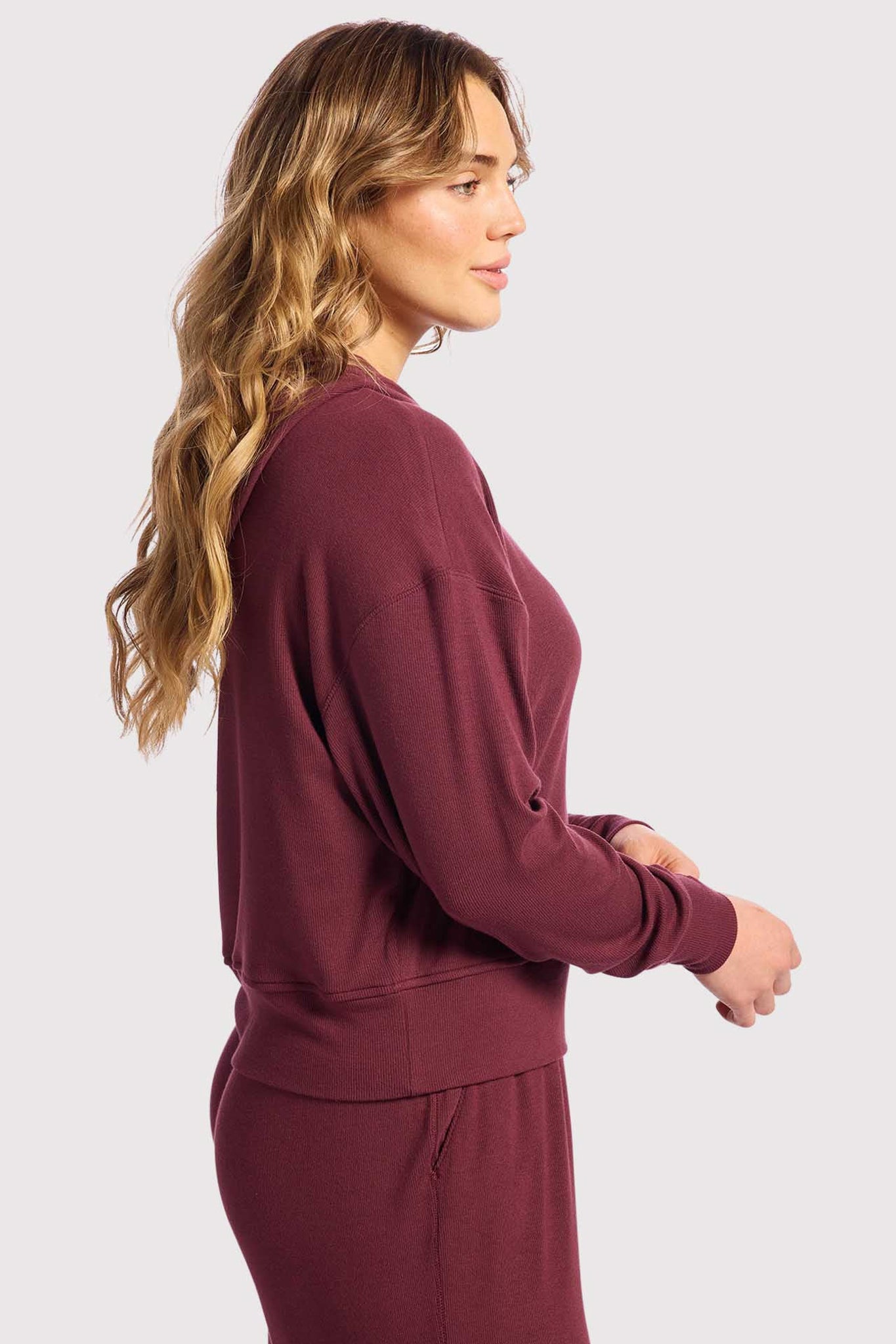 Slinky Rib Hoodie