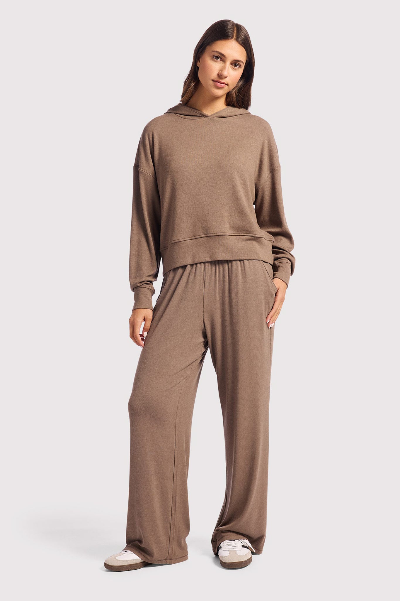 Slinky Rib Hoodie