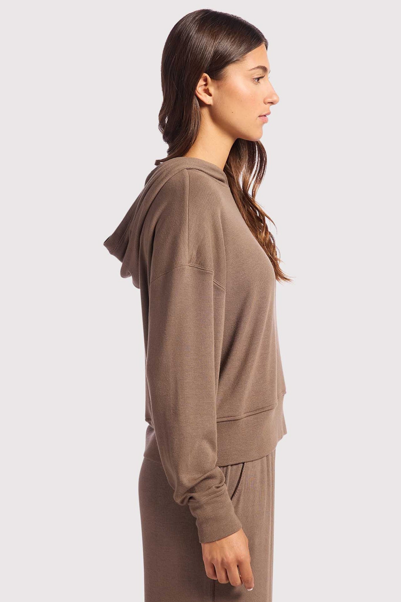 Slinky Rib Hoodie