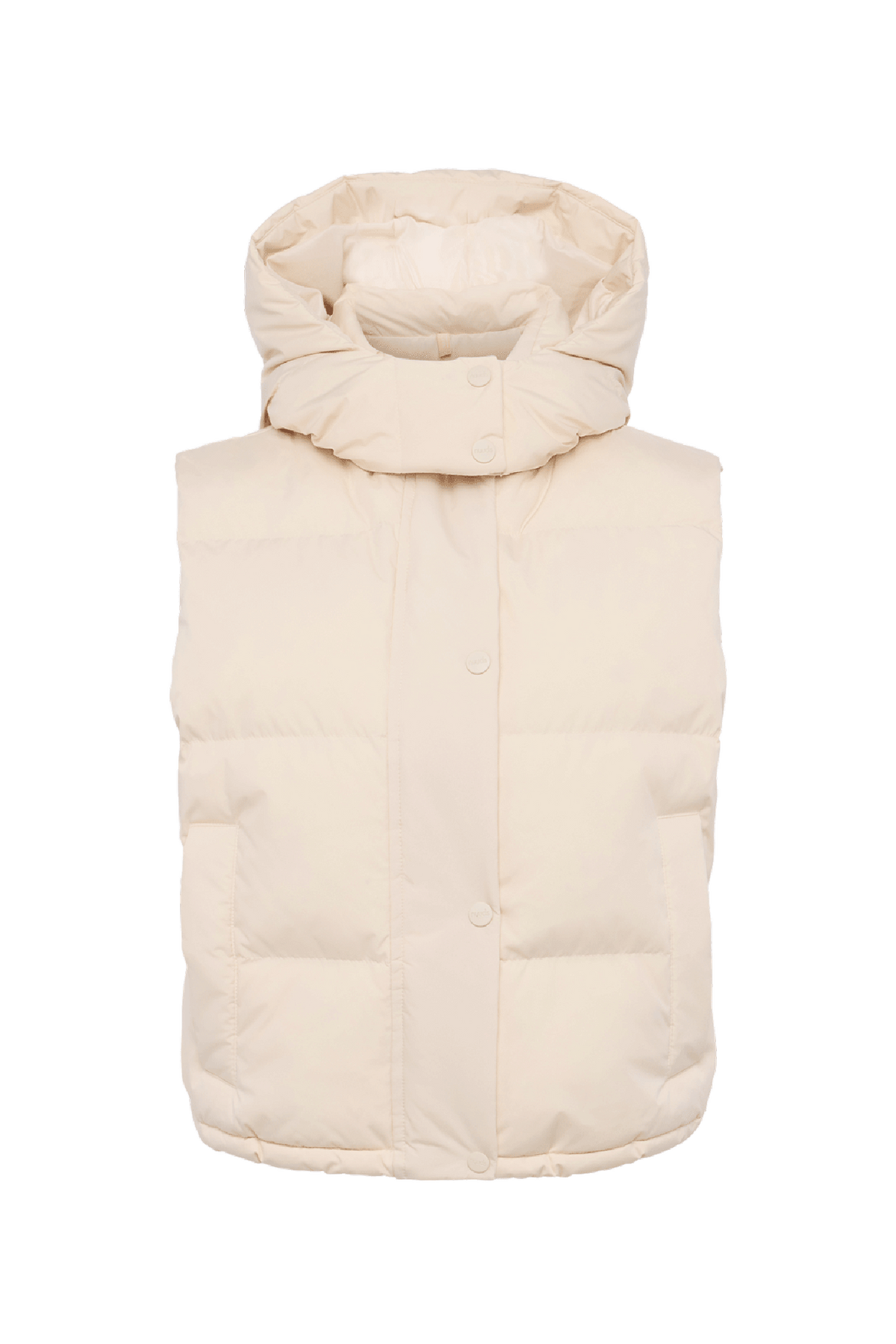 Color:Bone | nuuds peak puffer vest – lightweight puffer vest women insulated vest cozy layering outerwear