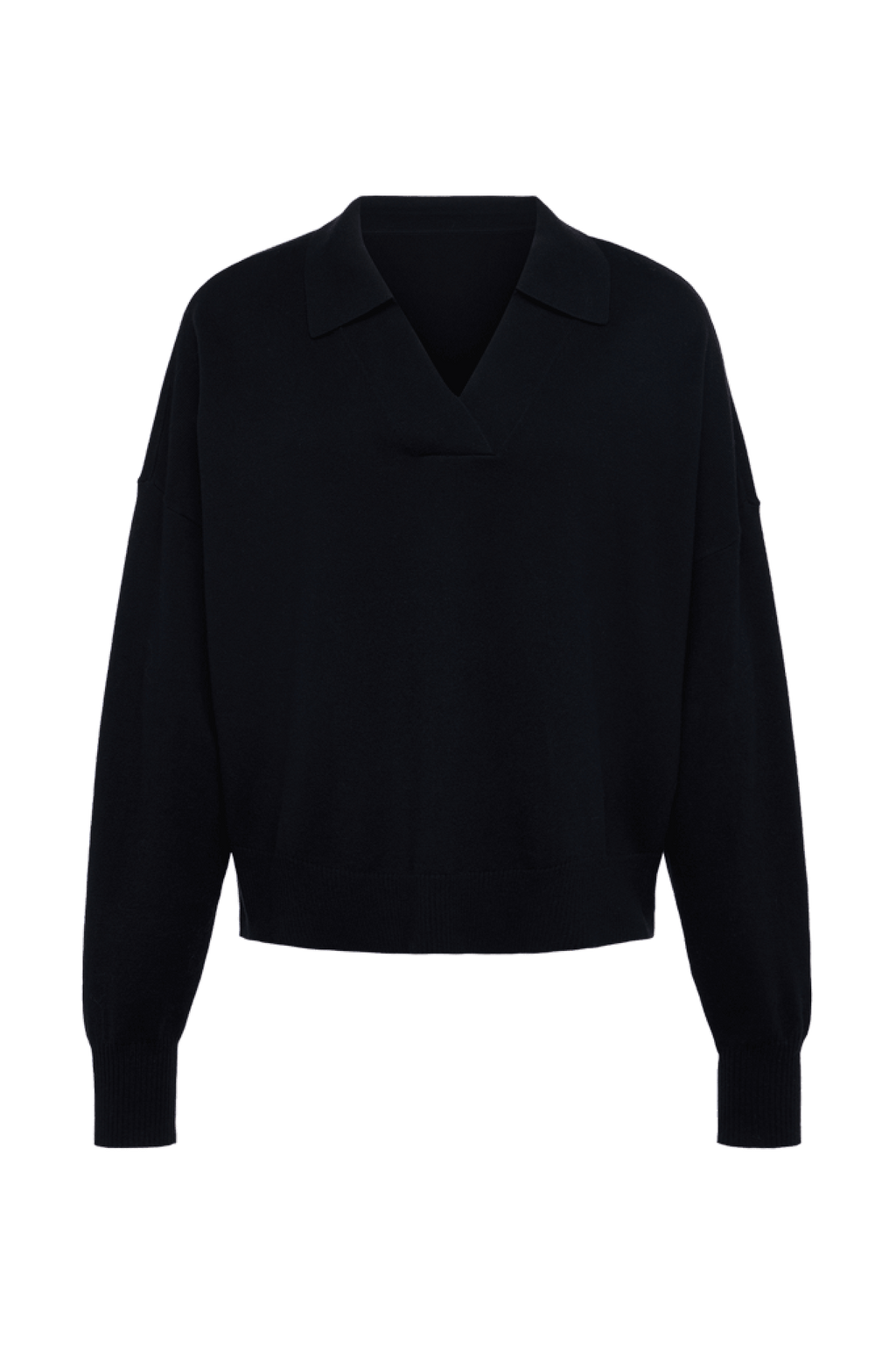 Luxe Knit Polo Sweater