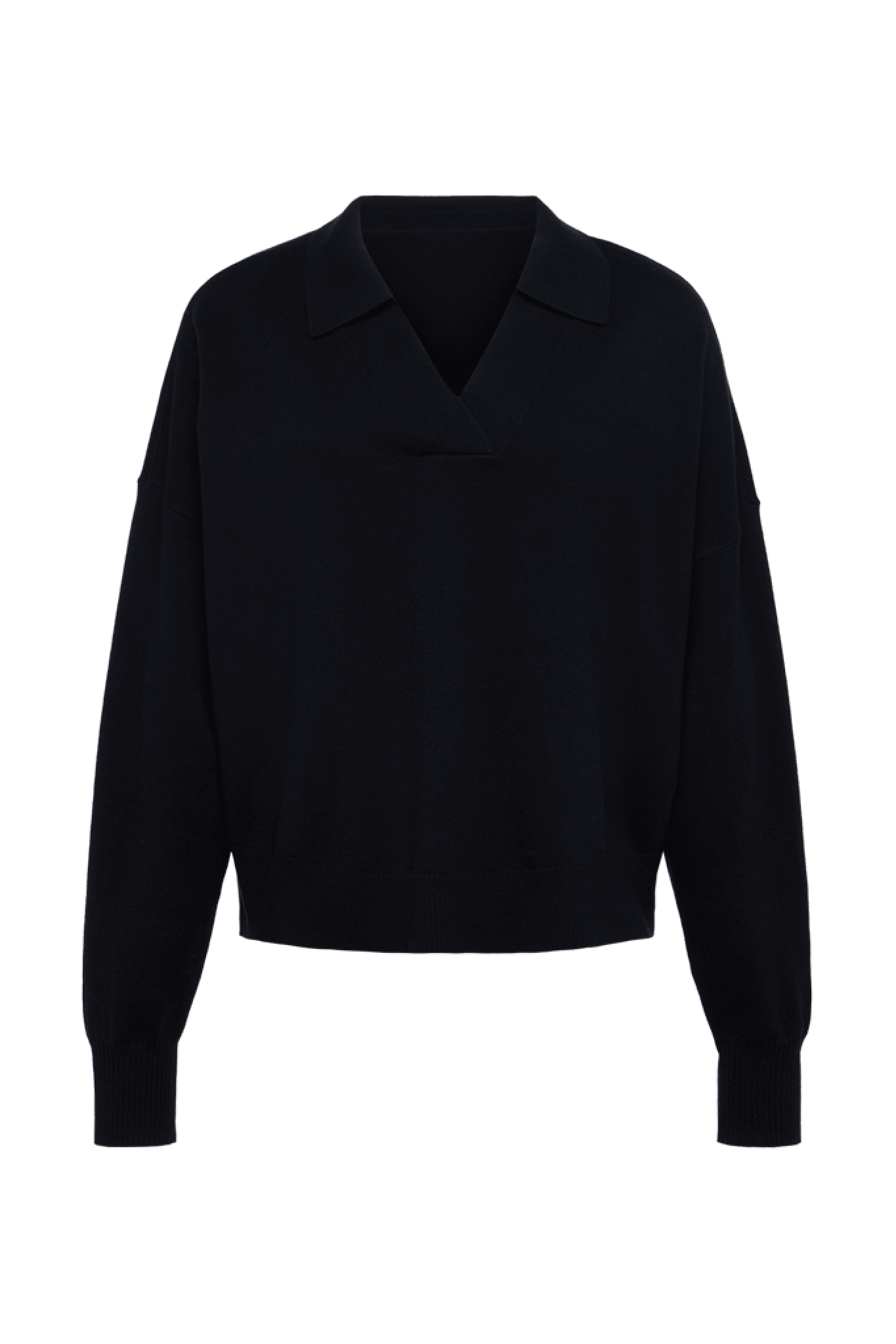 Luxe Knit Polo Sweater