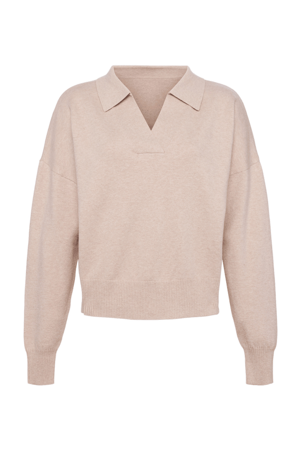 Luxe Knit Polo Sweater
