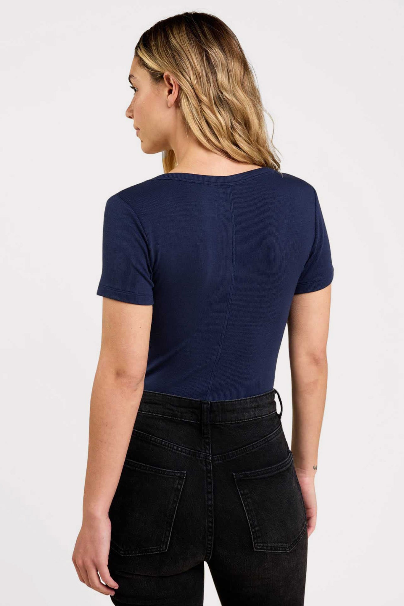 Slinky Rib Short Sleeve Bodysuit